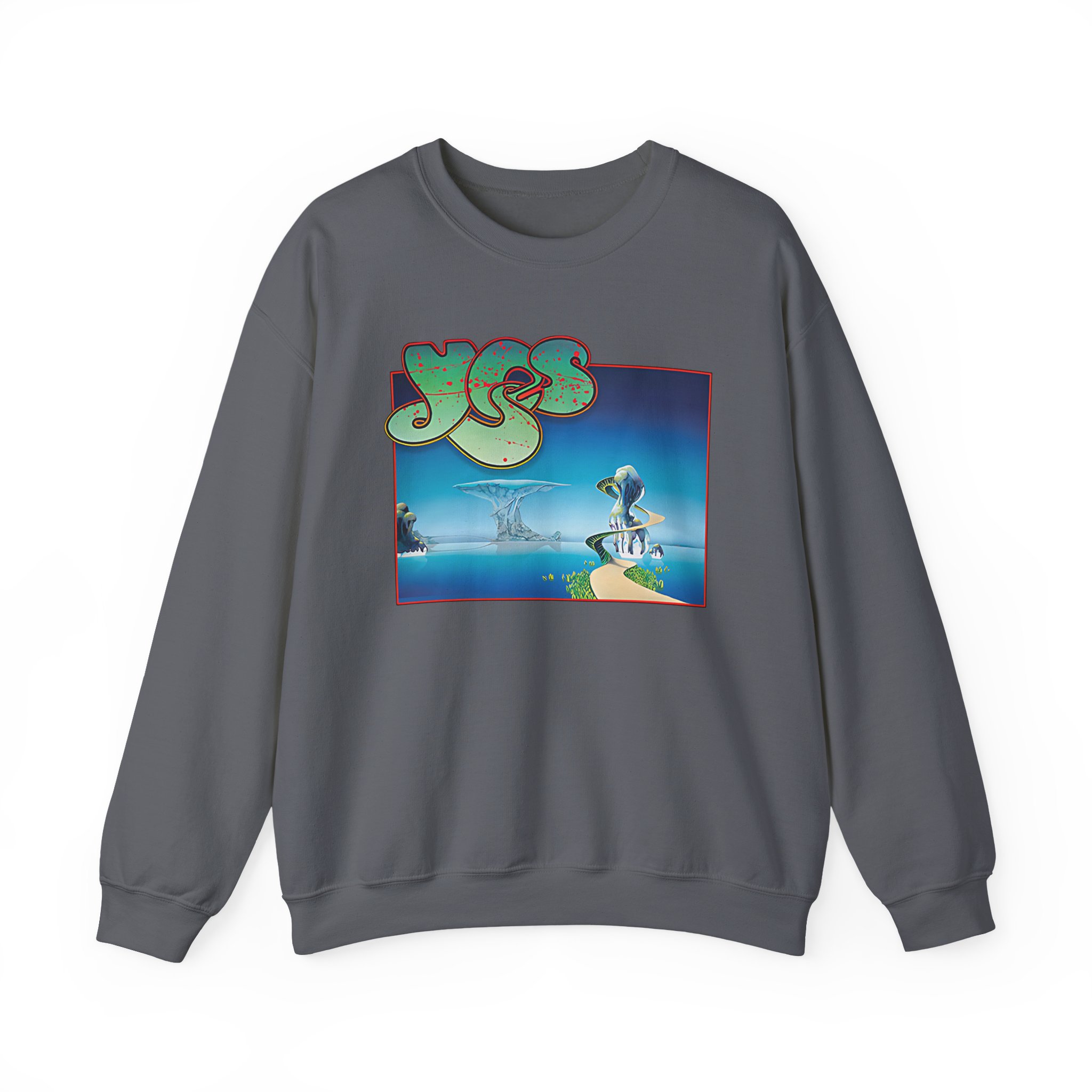 Yes Song Album Cover Unisex Heavy Blendâ„¢ Crewneck Sweatshirt