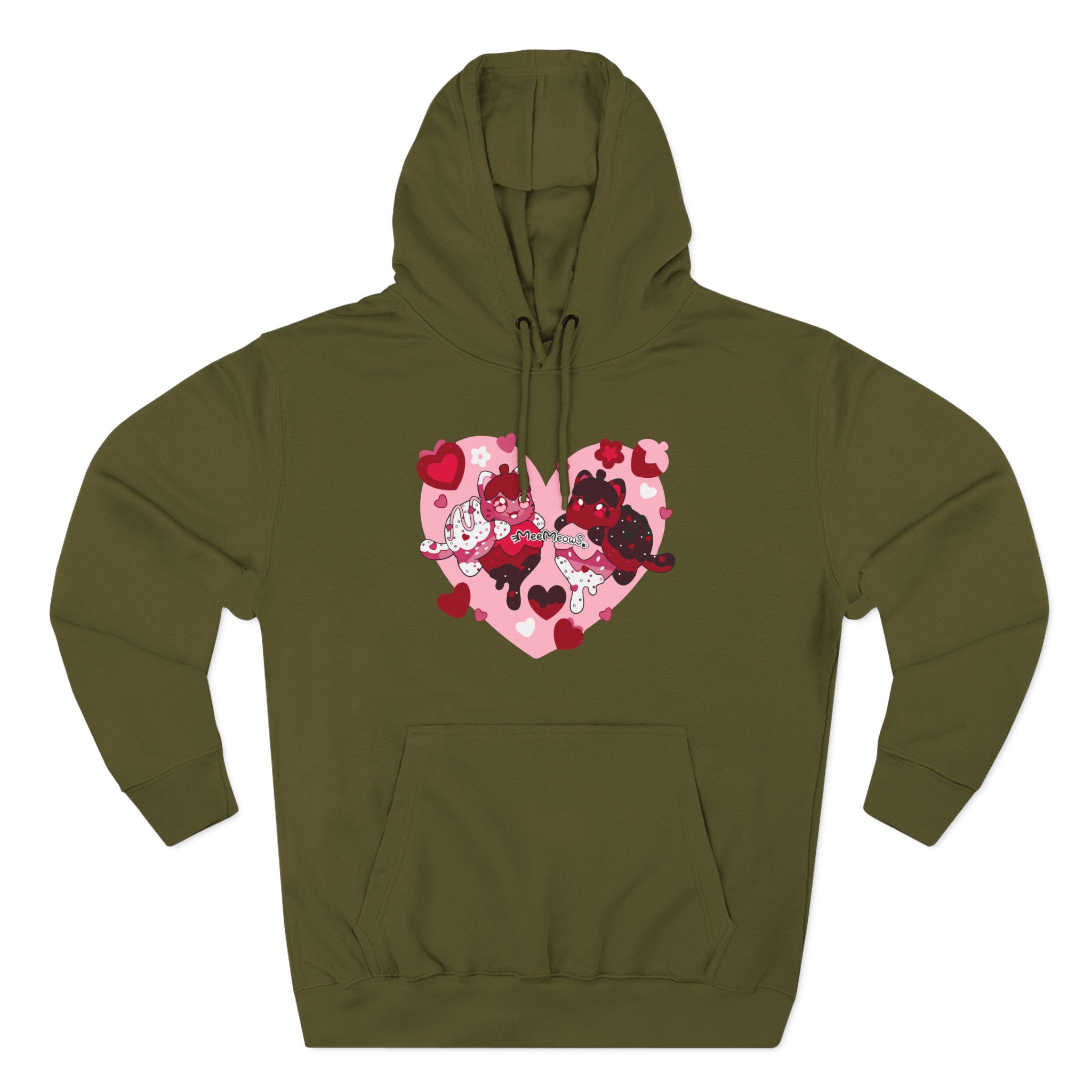 Aphmau Valentine's Day Three-Panel Fleece Hoodie
