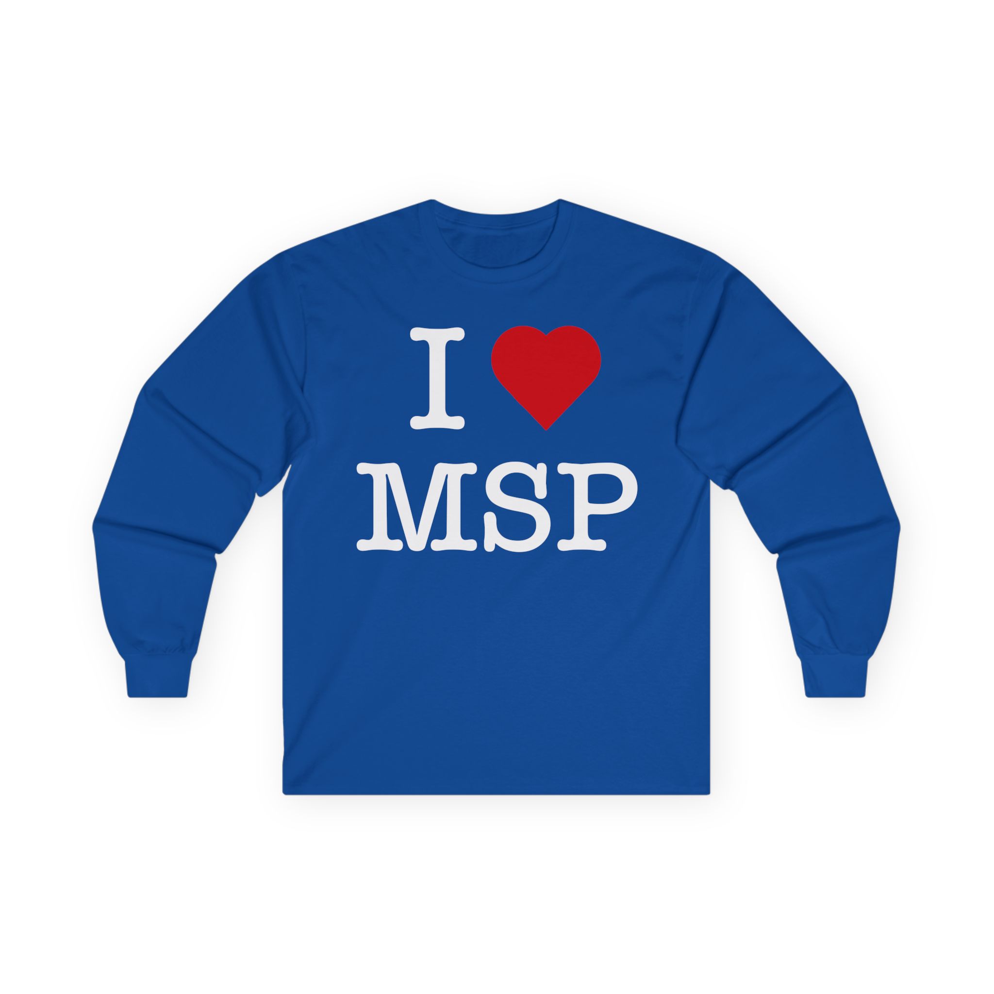 Manic Street Preachers I Heart Msp Unisex Ultra Cotton Long Sleeve Tee