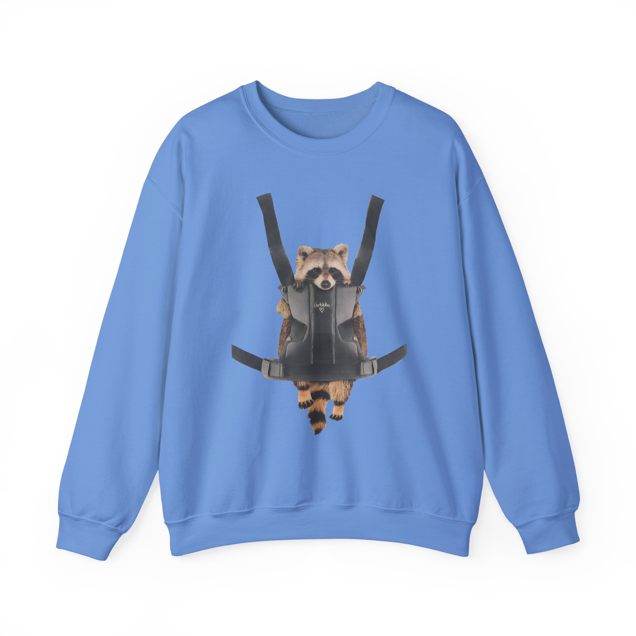 William Osman Raccoon Unisex Heavy Blendâ„¢ Crewneck Sweatshirt