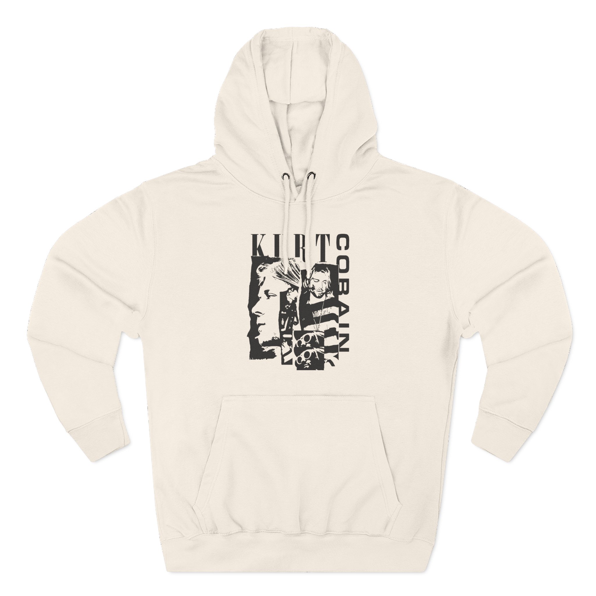 Kurt Cobain Three-Panel Fleece Hoodie