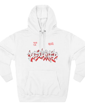 Desolated Three-Panel Fleece Hoodie