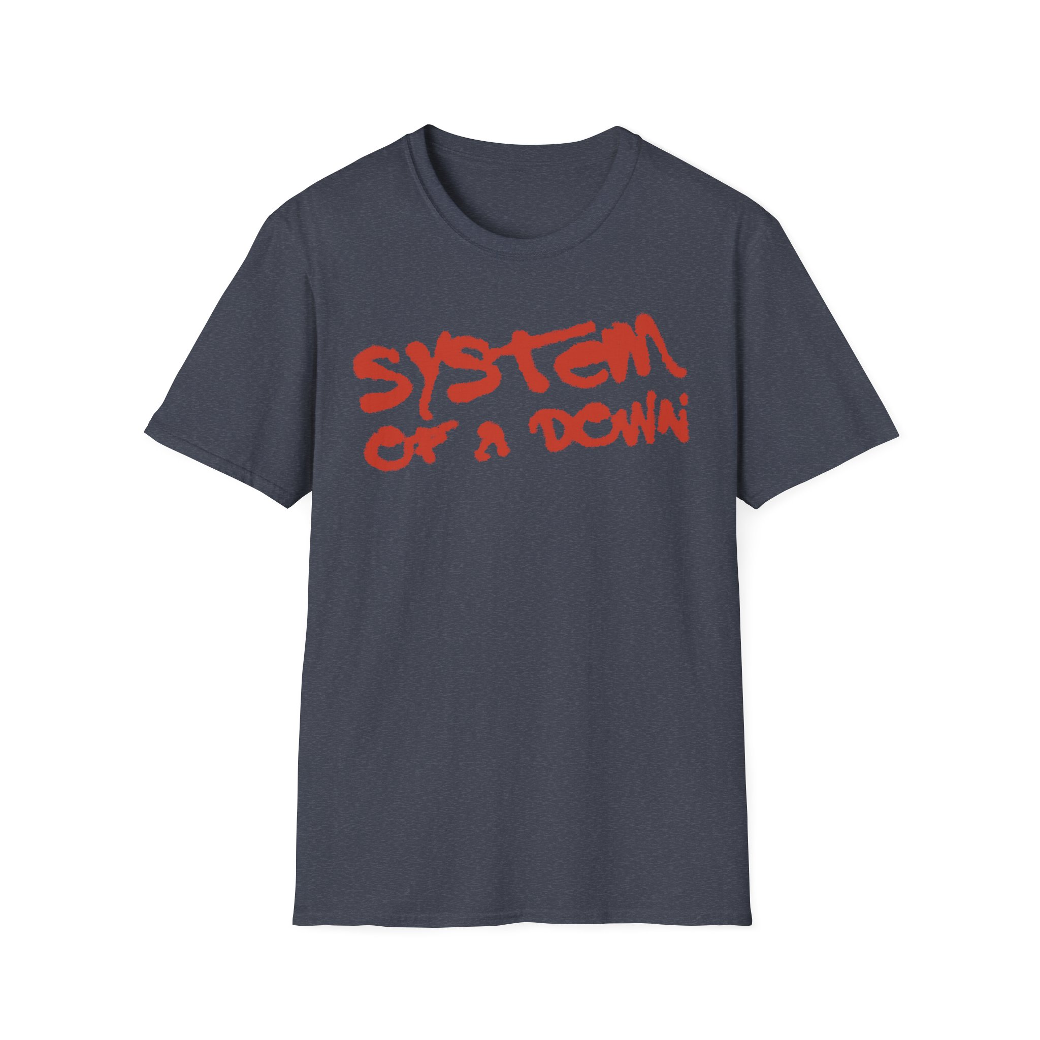 System of a Down Puff Script Unisex Softstyle T-Shirt