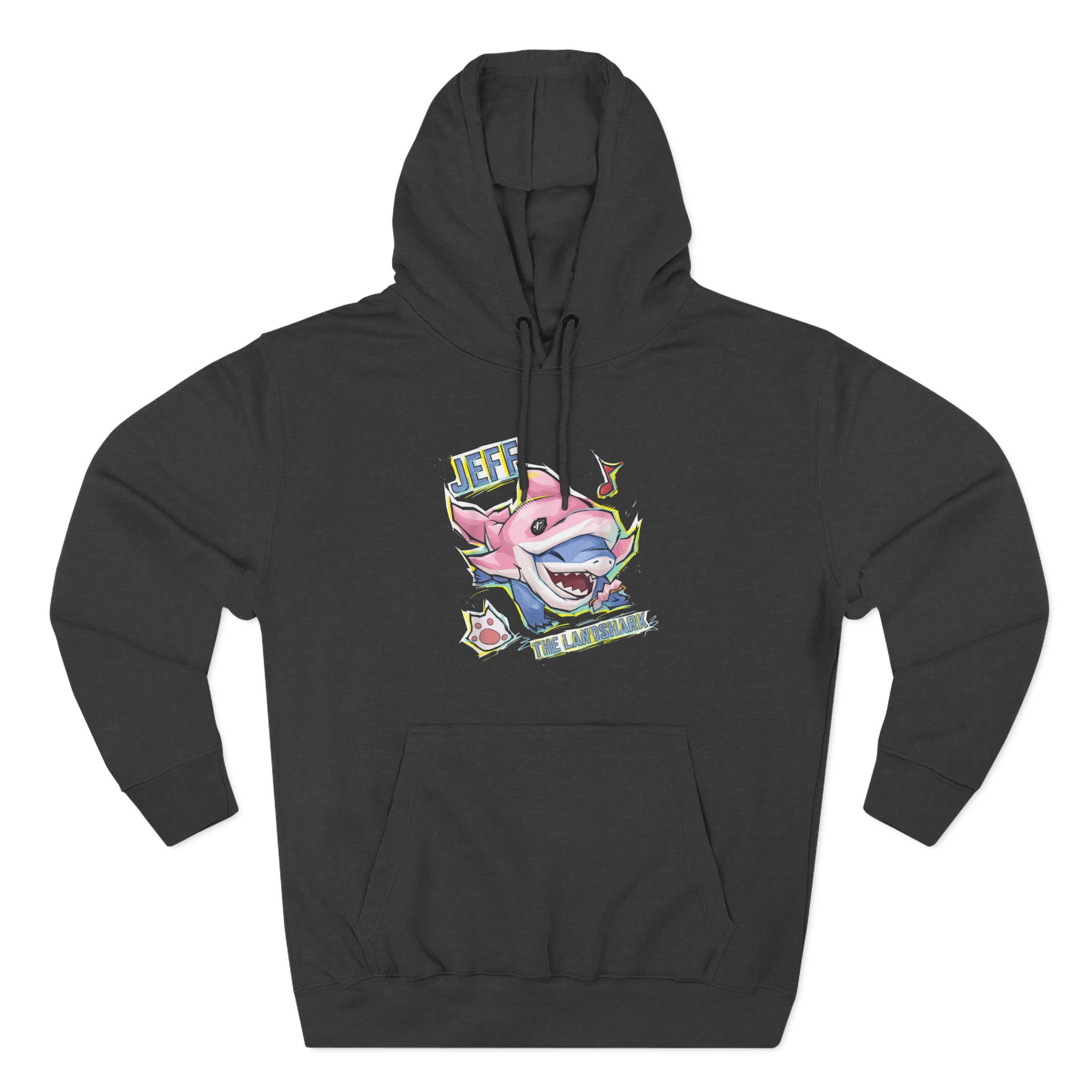 Jeff the Land Shark Three-Panel Fleece Hoodie