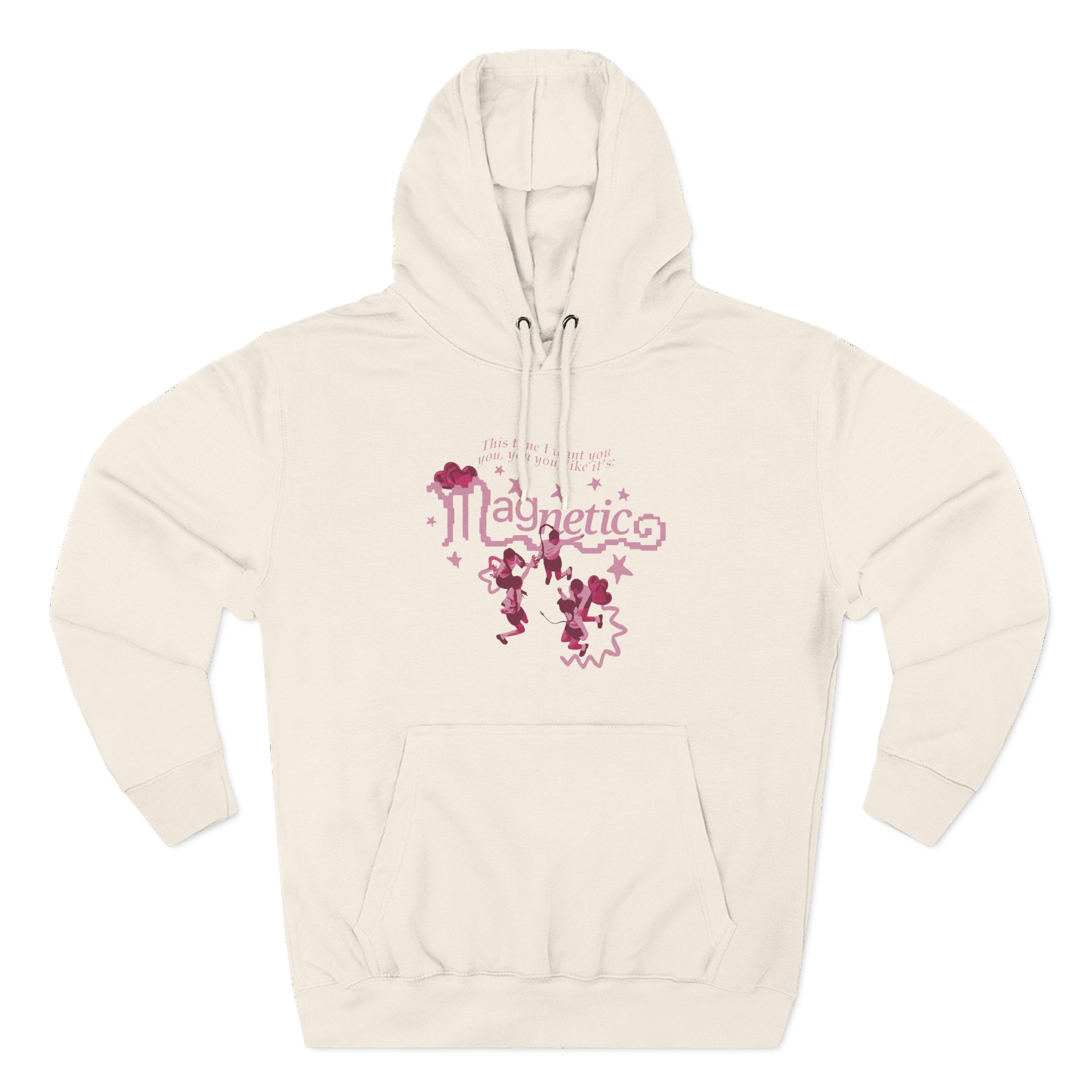 ILLIT Magnetic Three-Panel Fleece Hoodie