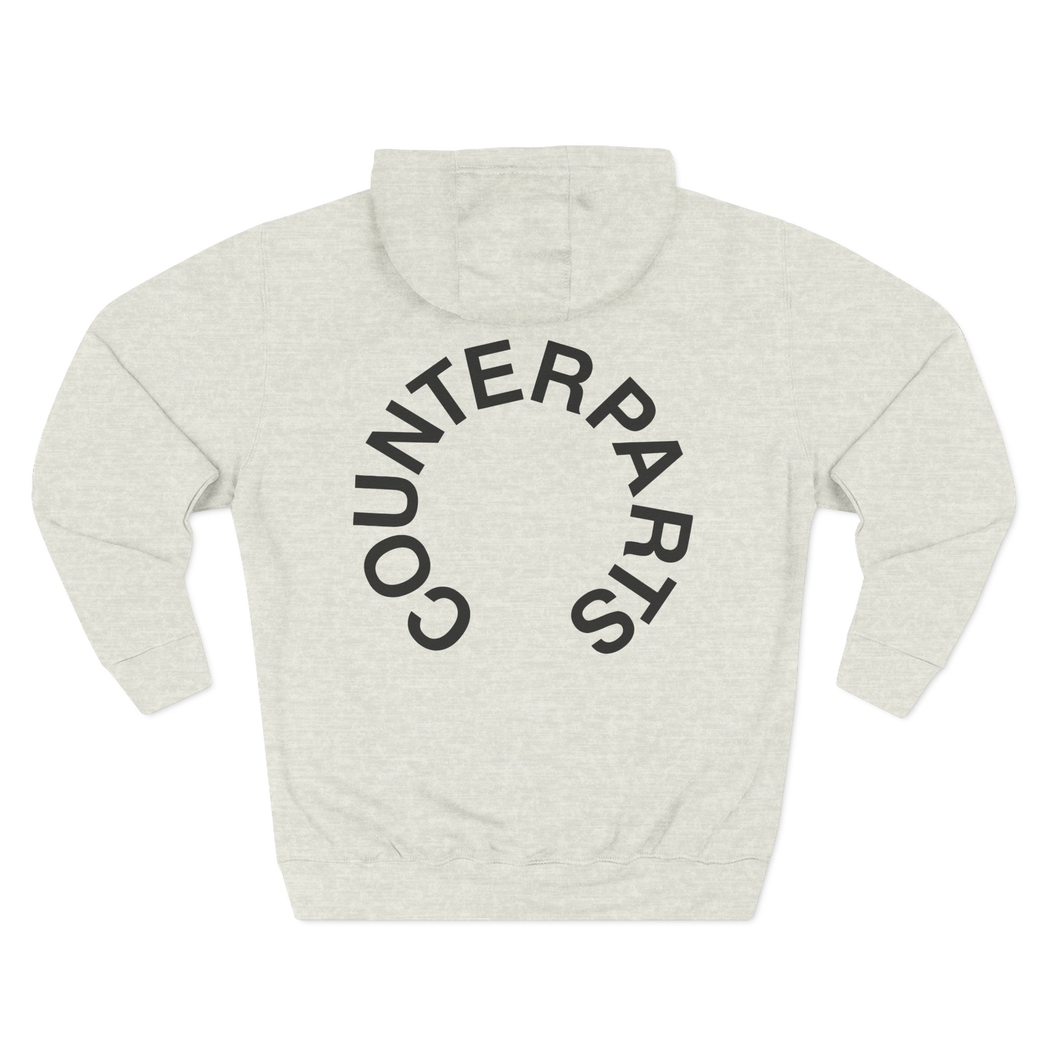 Counterparts Three-Panel Fleece Hoodie