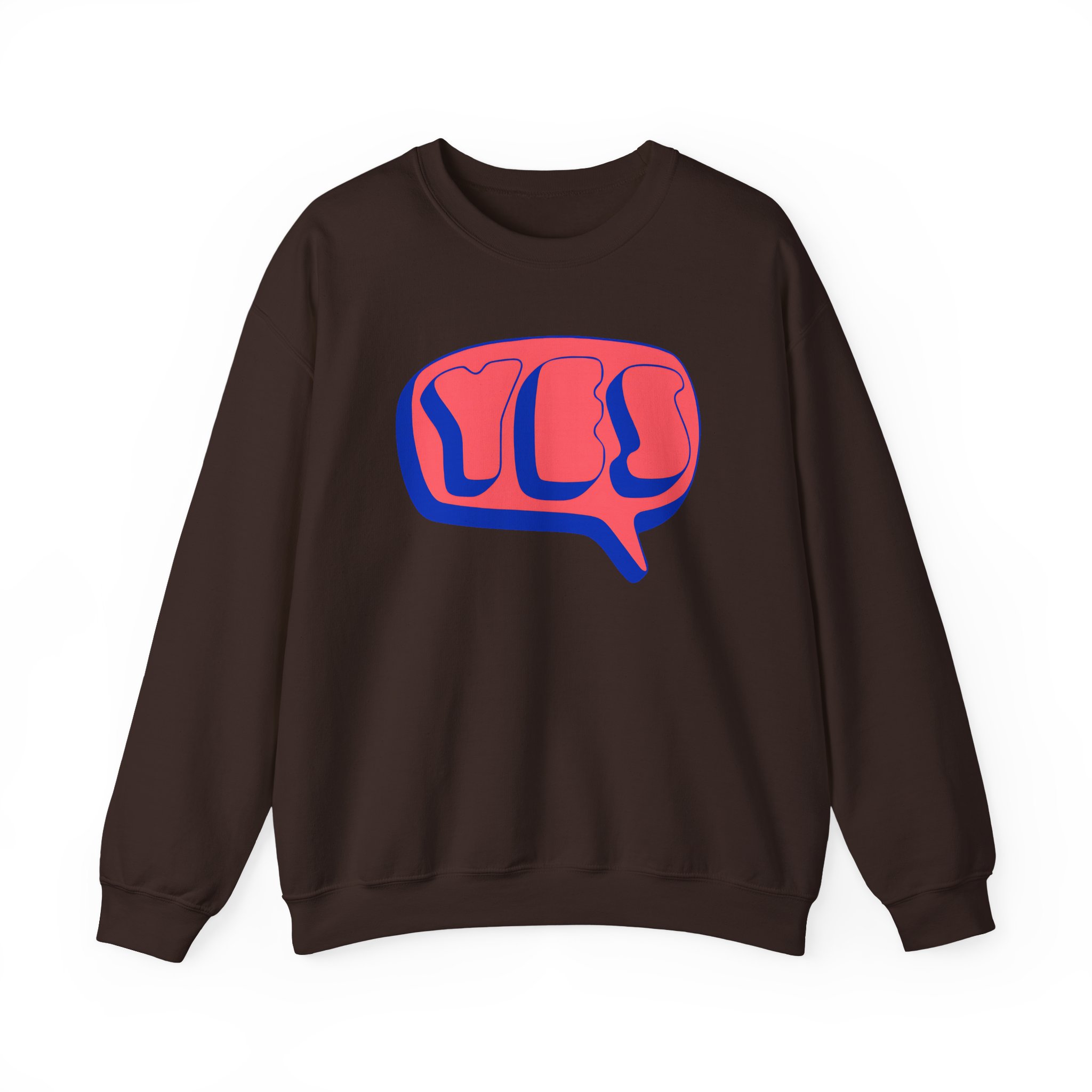 Yes Word Bubble Unisex Heavy Blendâ„¢ Crewneck Sweatshirt