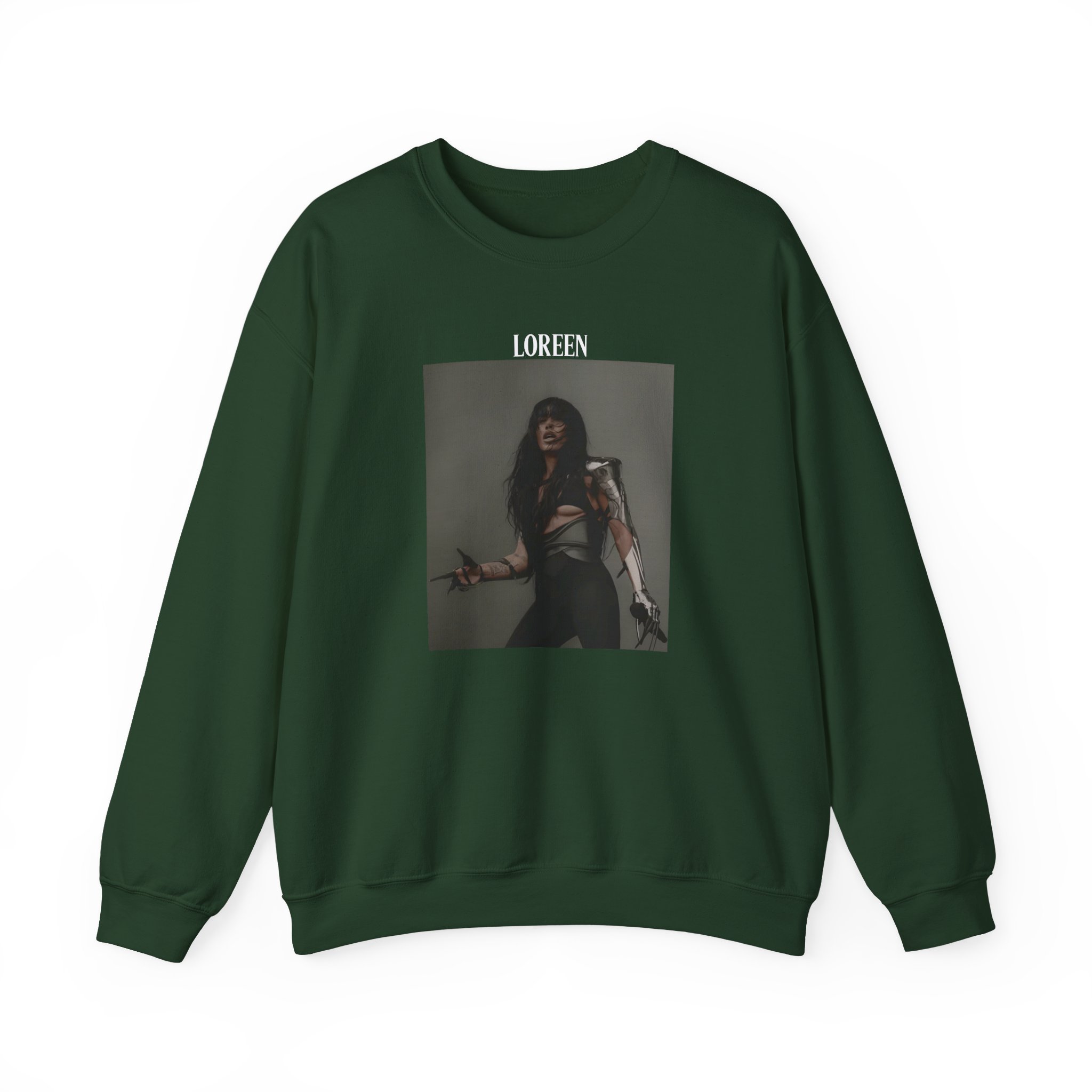 Loreen Photo Unisex Heavy Blendâ„¢ Crewneck Sweatshirt