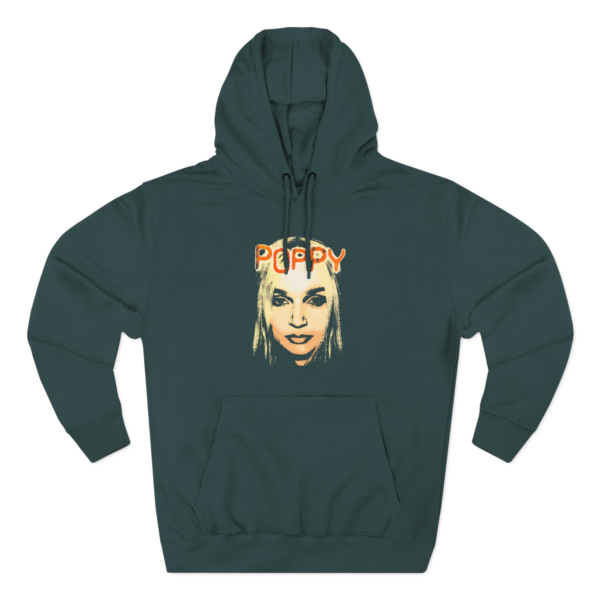 Poppy Demons Three-Panel Fleece Hoodie