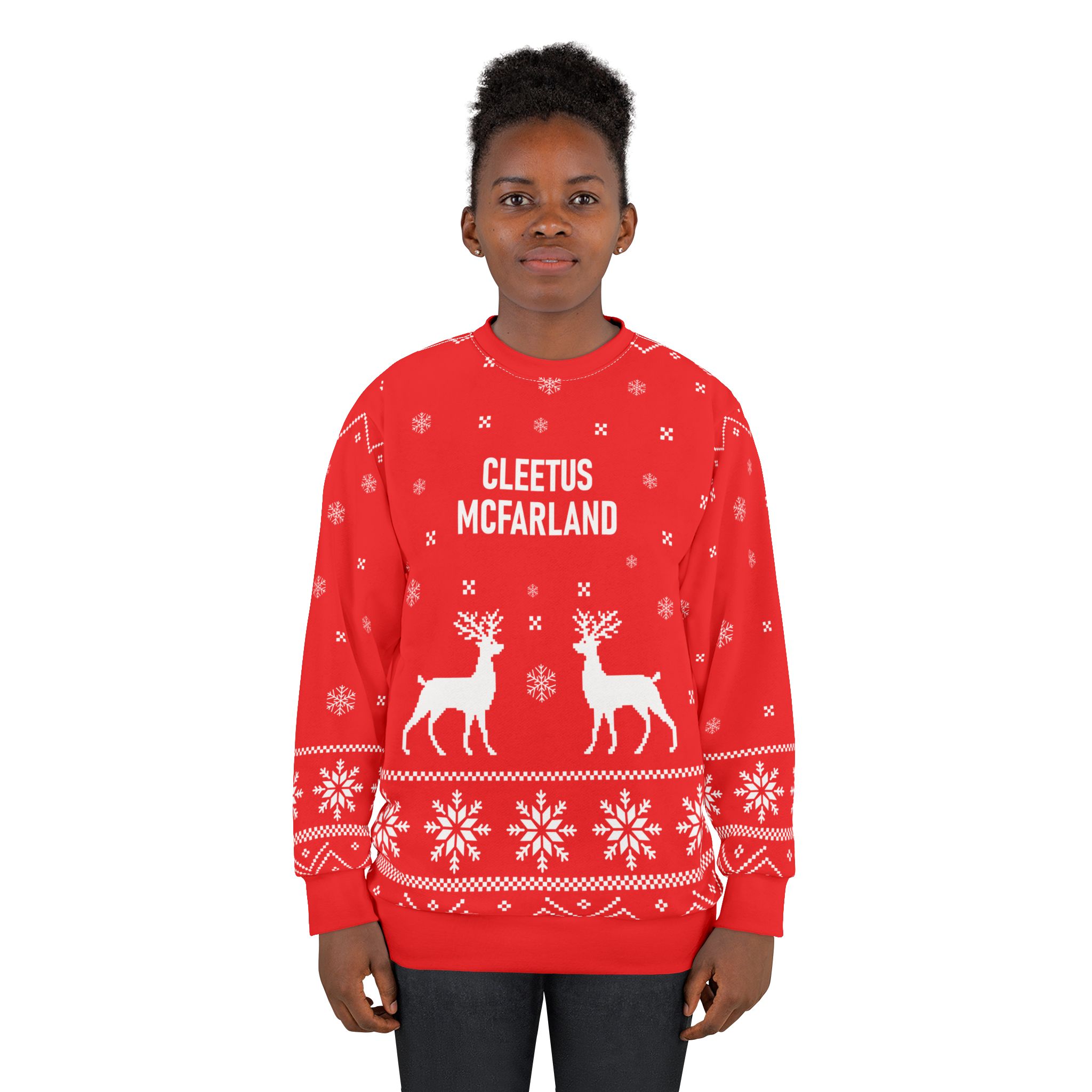 Cleetus Mcfarland Unisex Sweatshirt (AOP)