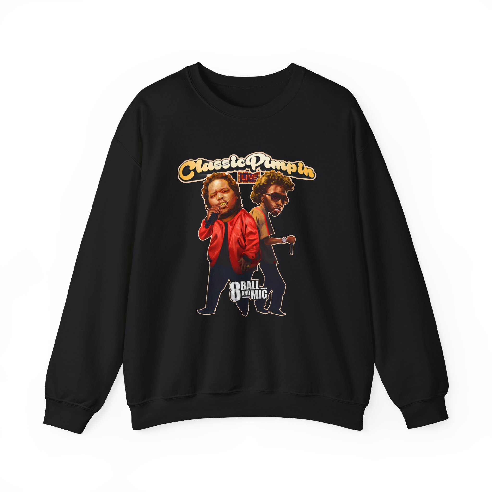 8ball Mjg Classic Pimpin Unisex Heavy Blendâ„¢ Crewneck Sweatshirt