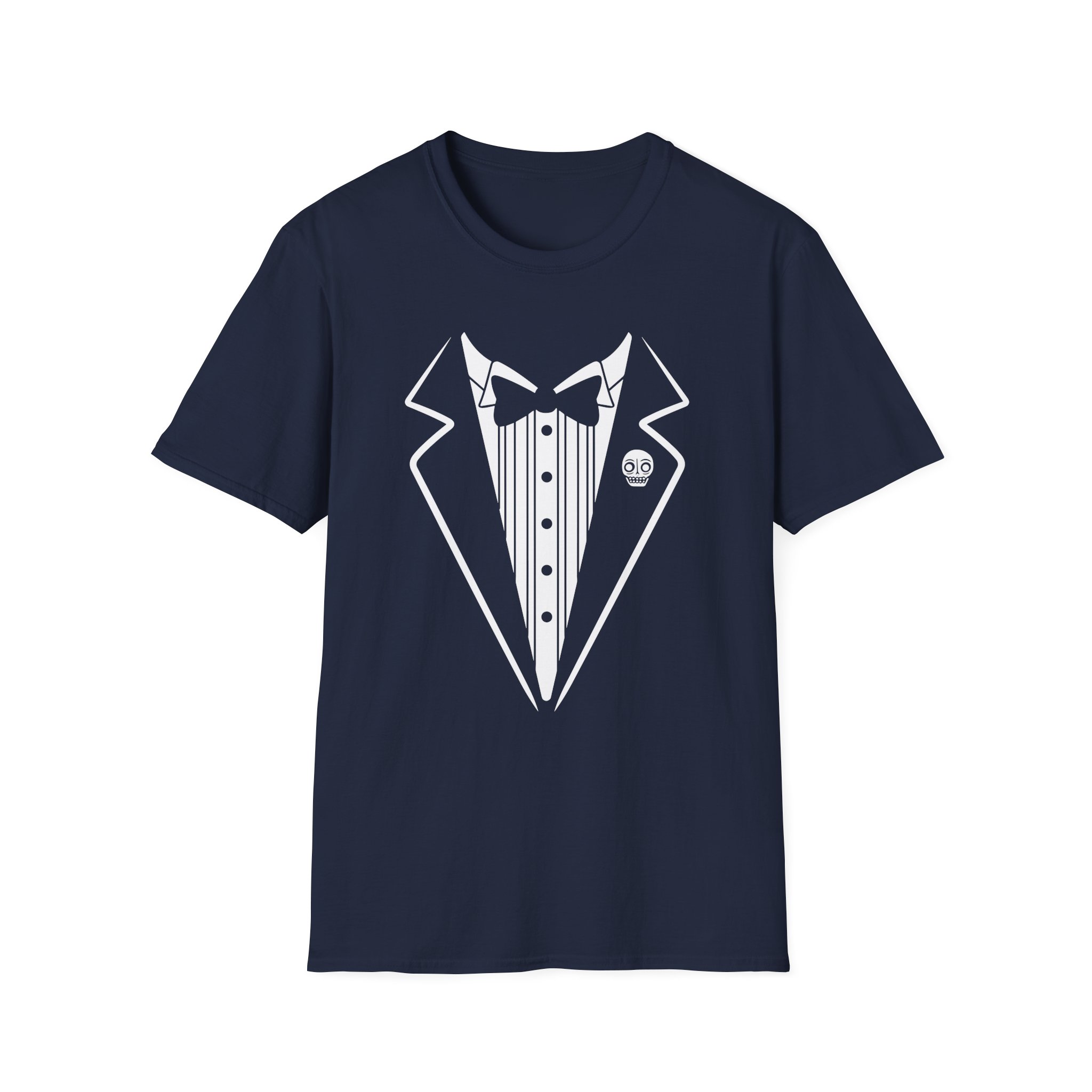 Senses Fail Martini Kiss Tux Unisex Softstyle T-Shirt