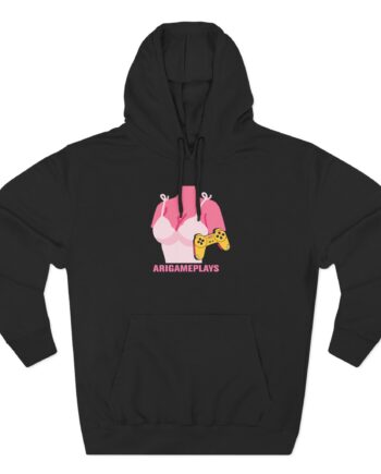 Arigameplays Three-Panel Fleece Hoodie