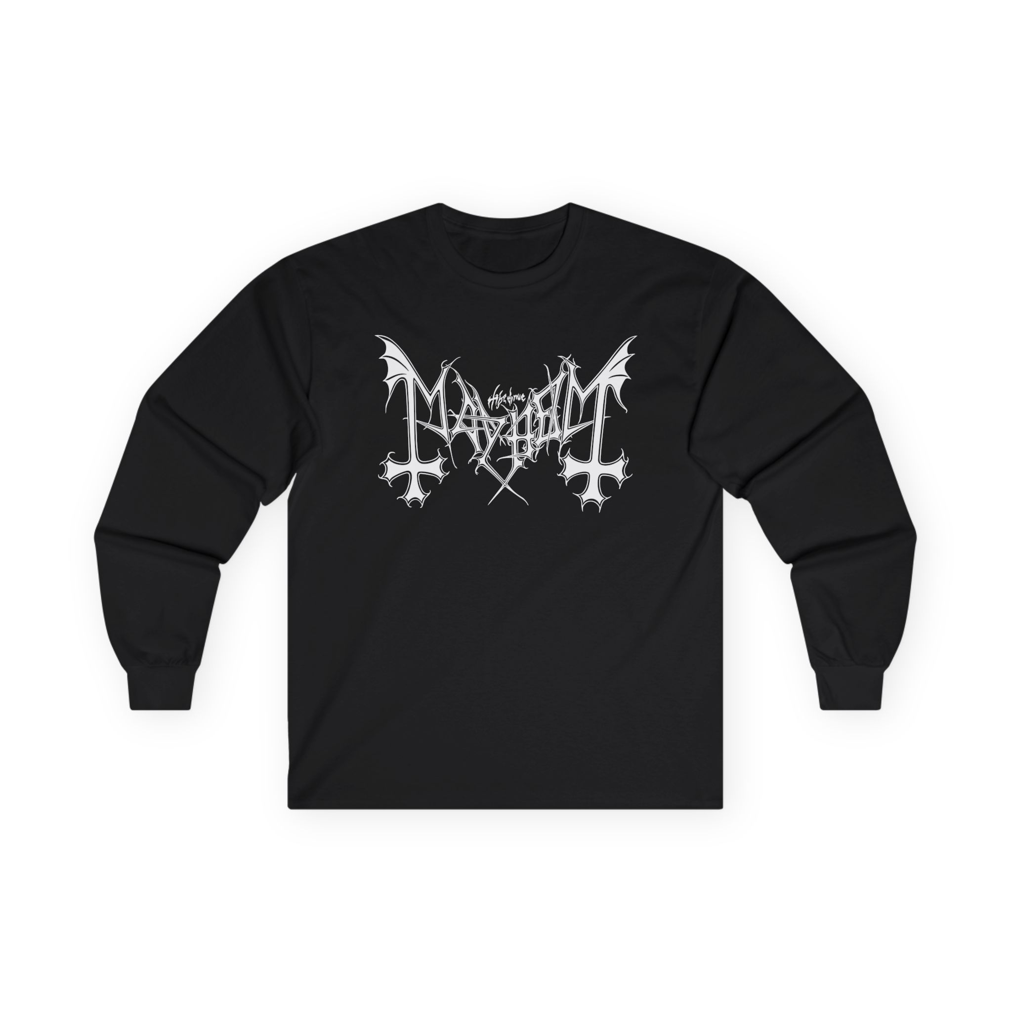 Mayhem Logo Unisex Ultra Cotton Long Sleeve Tee
