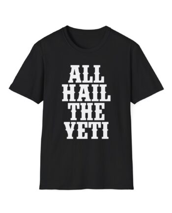 All Hail the Yeti Logo Unisex Softstyle T-Shirt