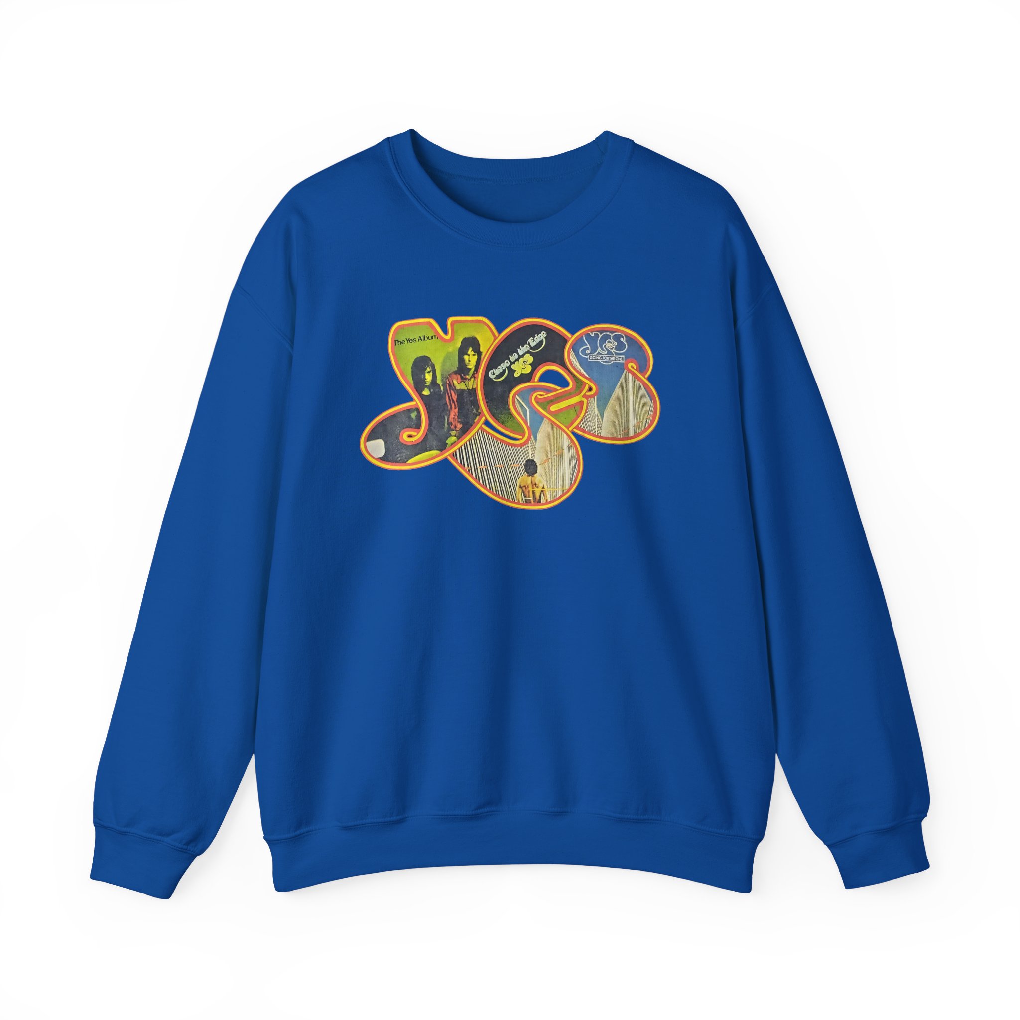Yes Album Close to the Edge Going For the One Unisex Heavy Blendâ„¢ Crewneck Sweatshirt