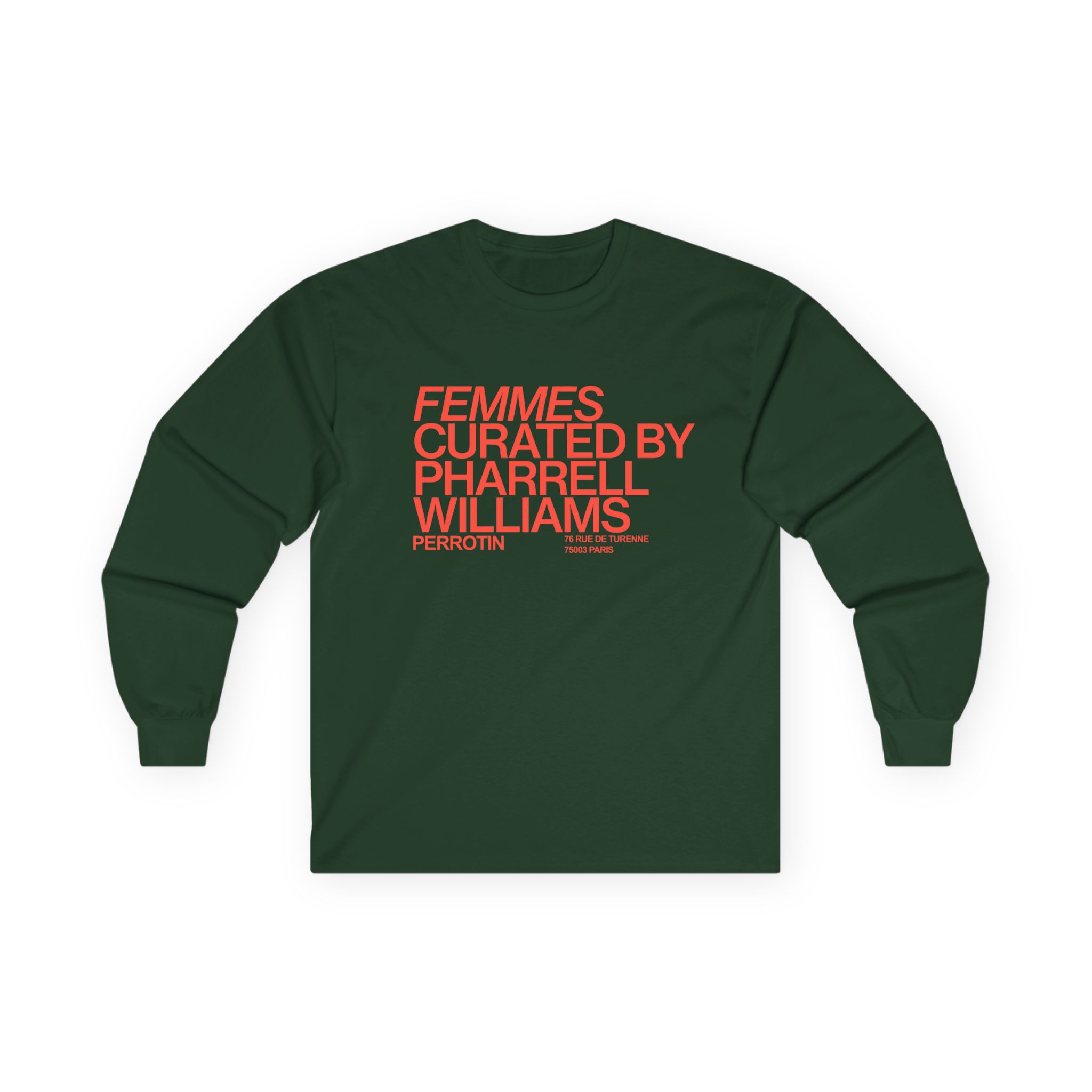 Pharrell Williams Femmes Unisex Ultra Cotton Long Sleeve Tee