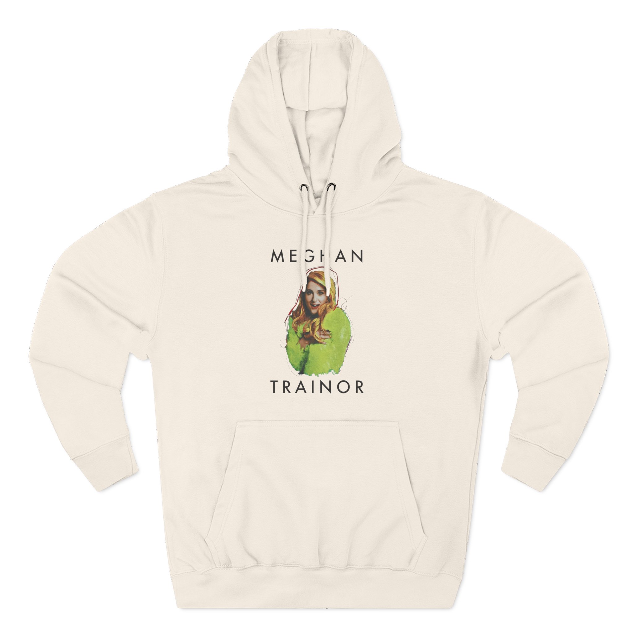 Meghan Trainor Title Pose Turquoise Three-Panel Fleece Hoodie