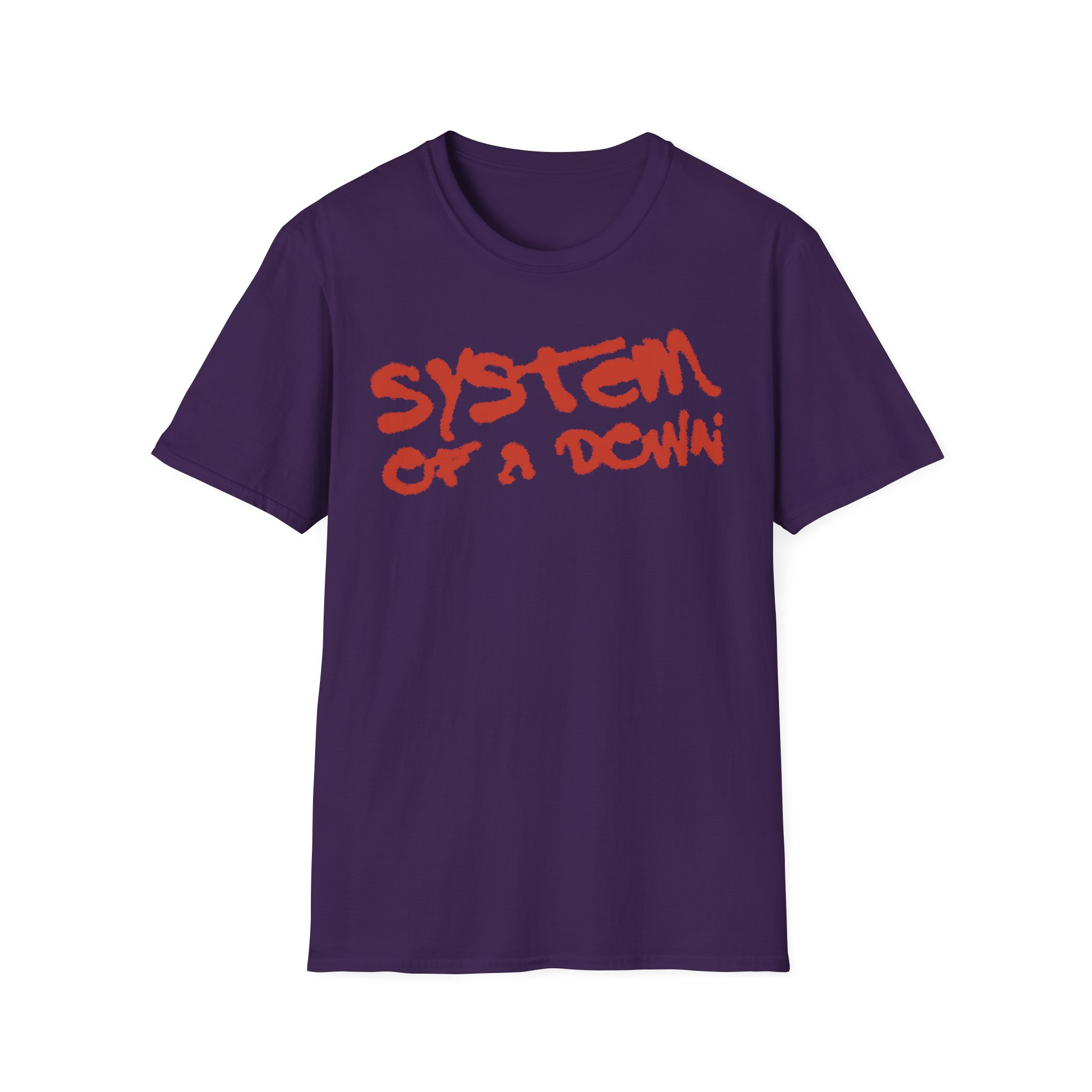 System of a Down Puff Script Unisex Softstyle T-Shirt