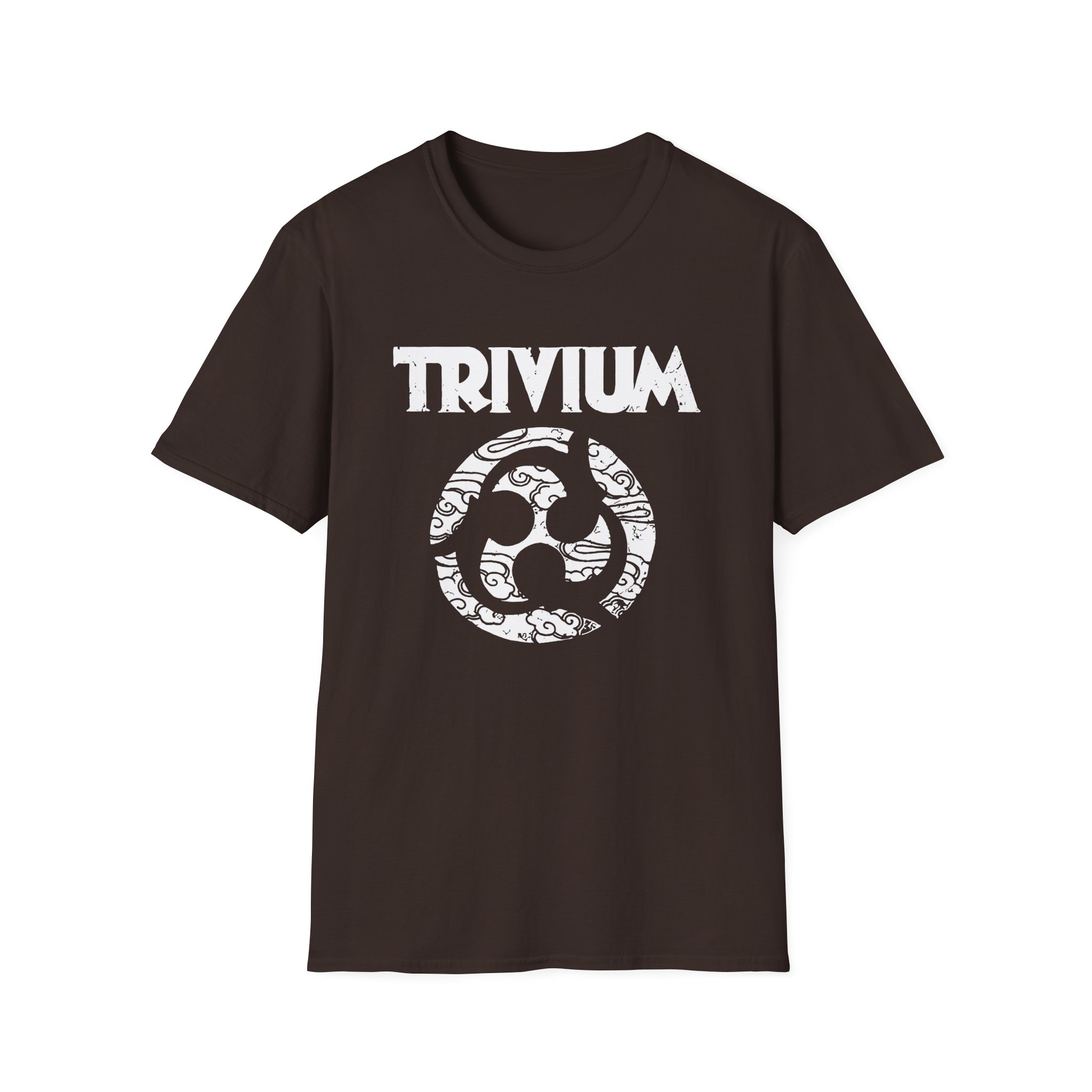 Trivium Swirl Logo Unisex Softstyle T-Shirt