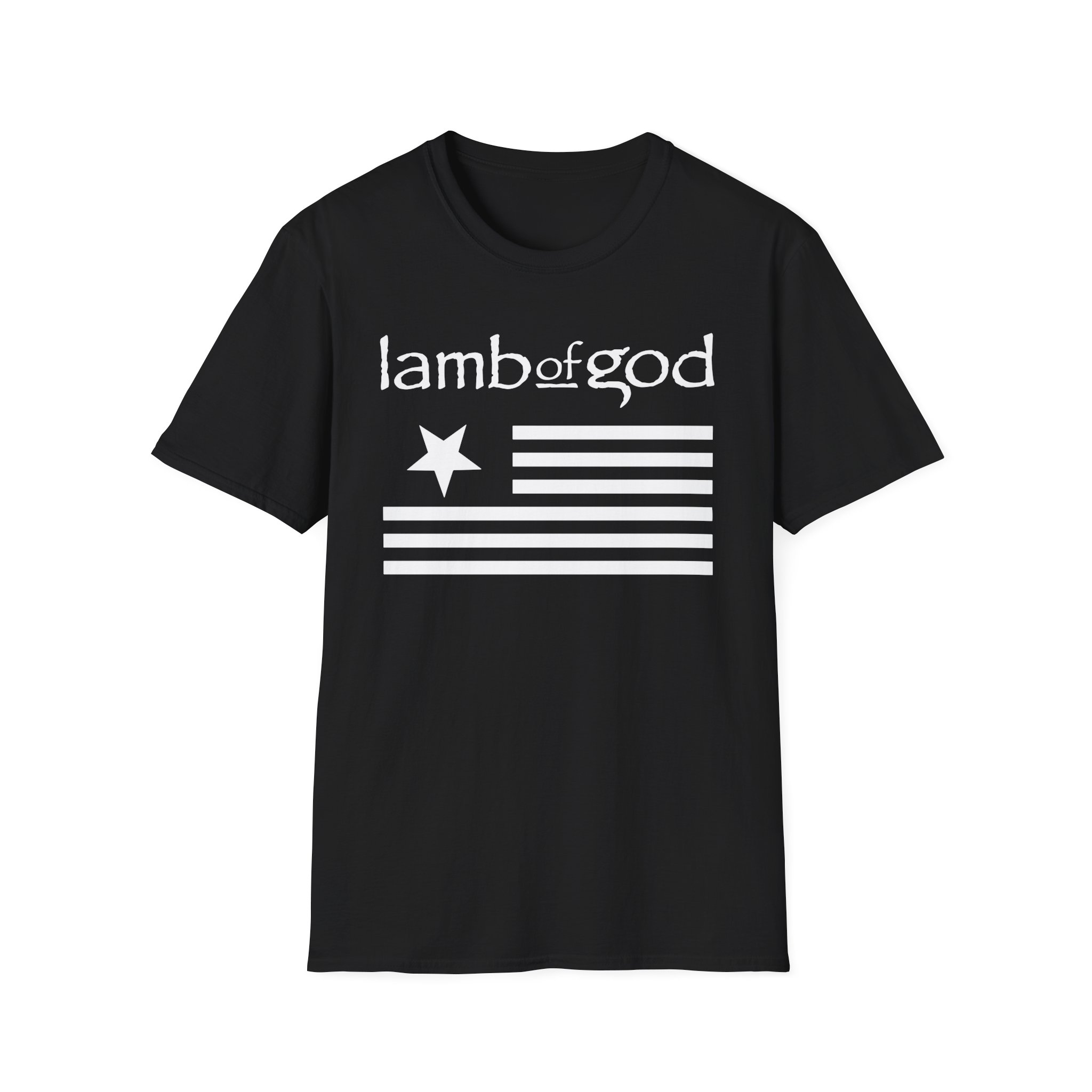 Lamb of God Flag Unisex Softstyle T-Shirt