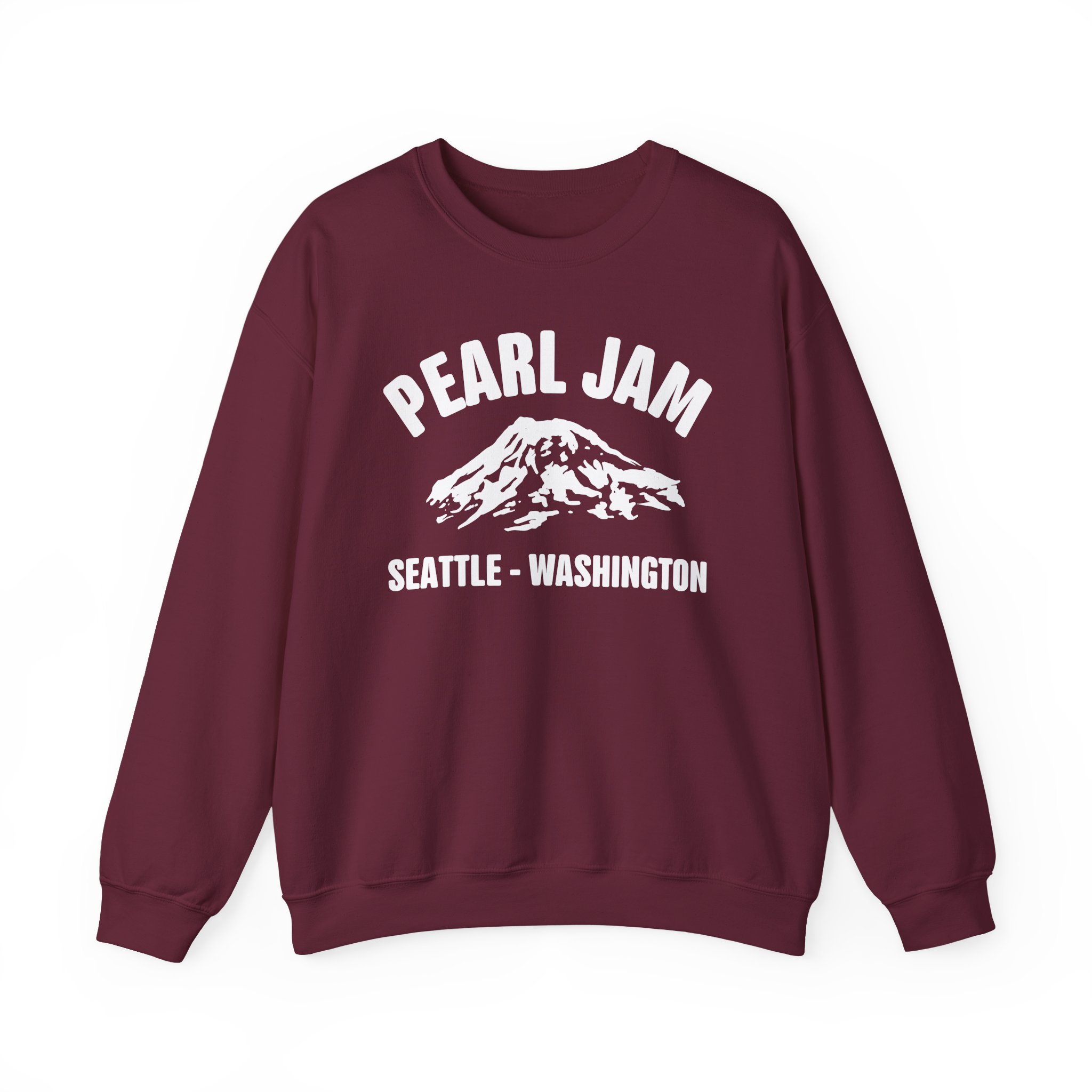 Pearl Jam Snowcap Unisex Heavy Blendâ„¢ Crewneck Sweatshirt