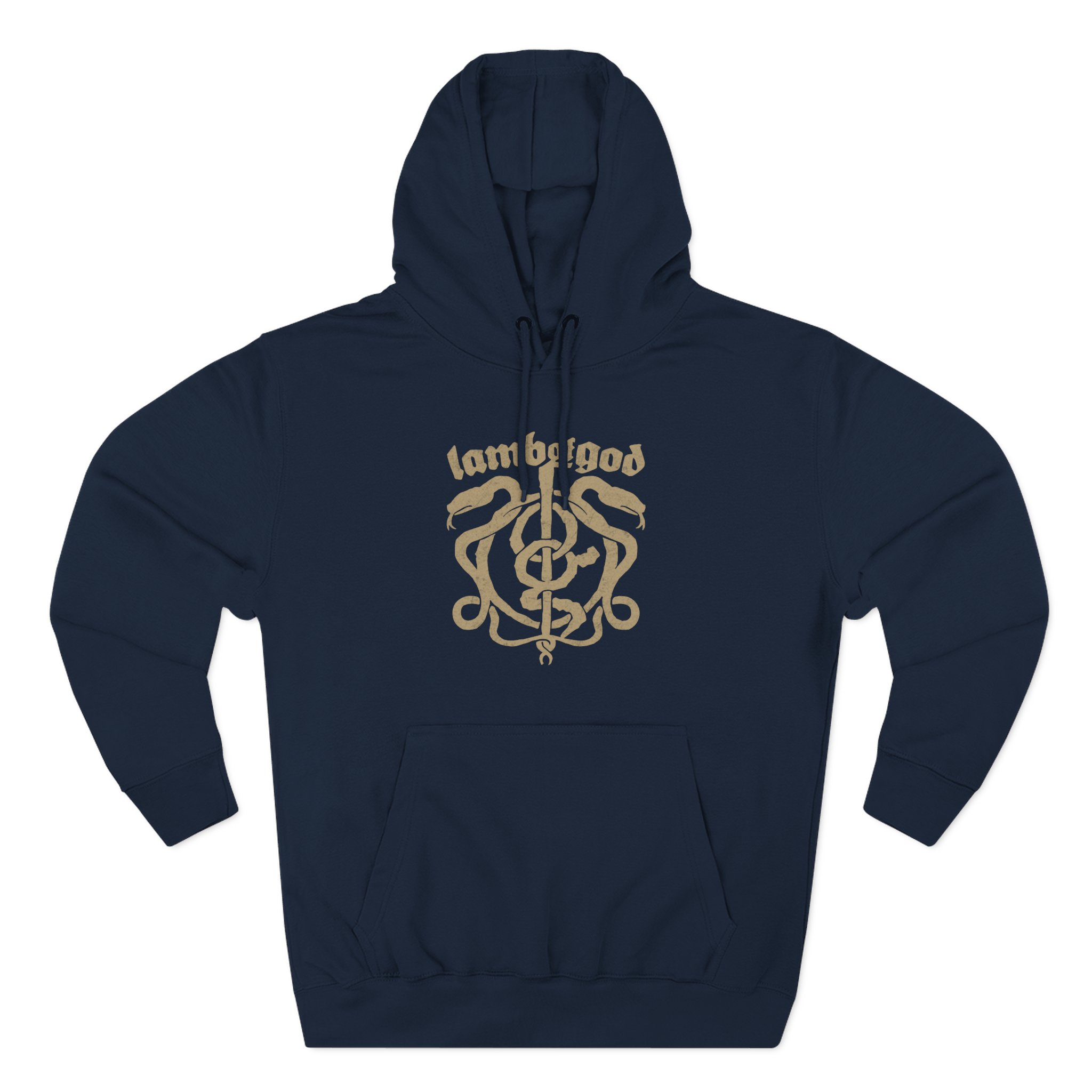 Lamb of God Congregation Snake Three-Panel Fleece Hoodie