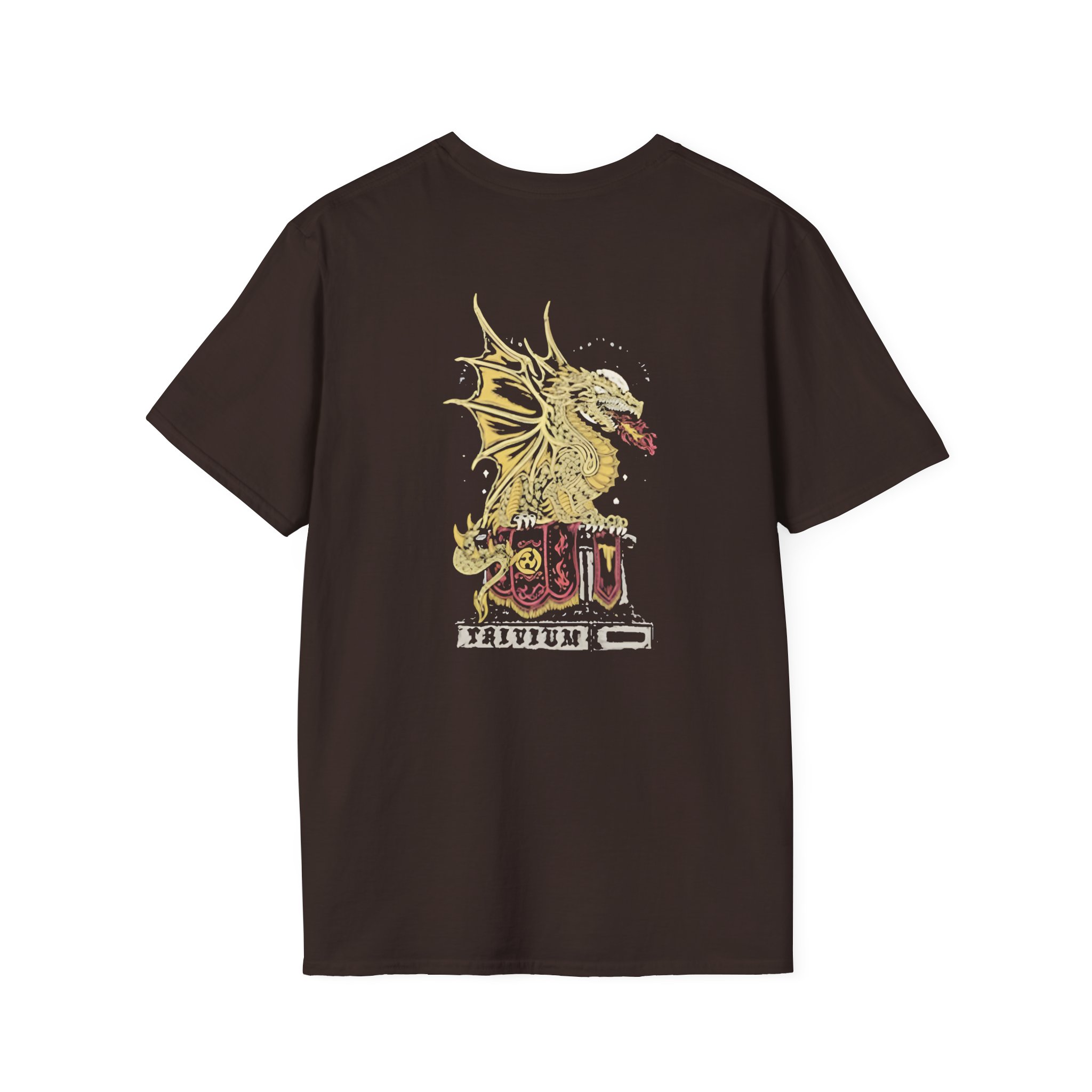 Trivium Big Dragon Unisex Softstyle T-Shirt