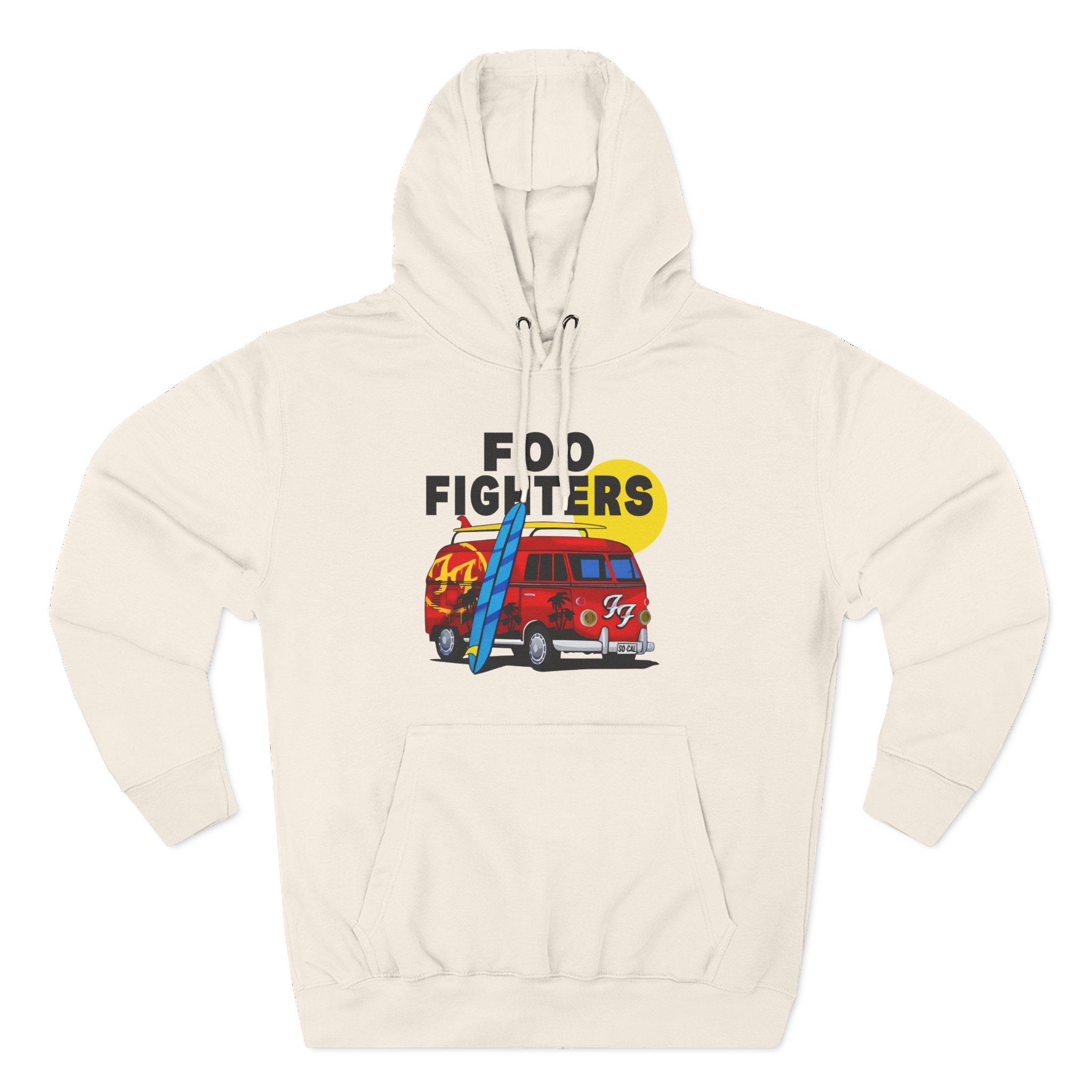 Foo Fighters Split Window Three-Panel Fleece Hoodie