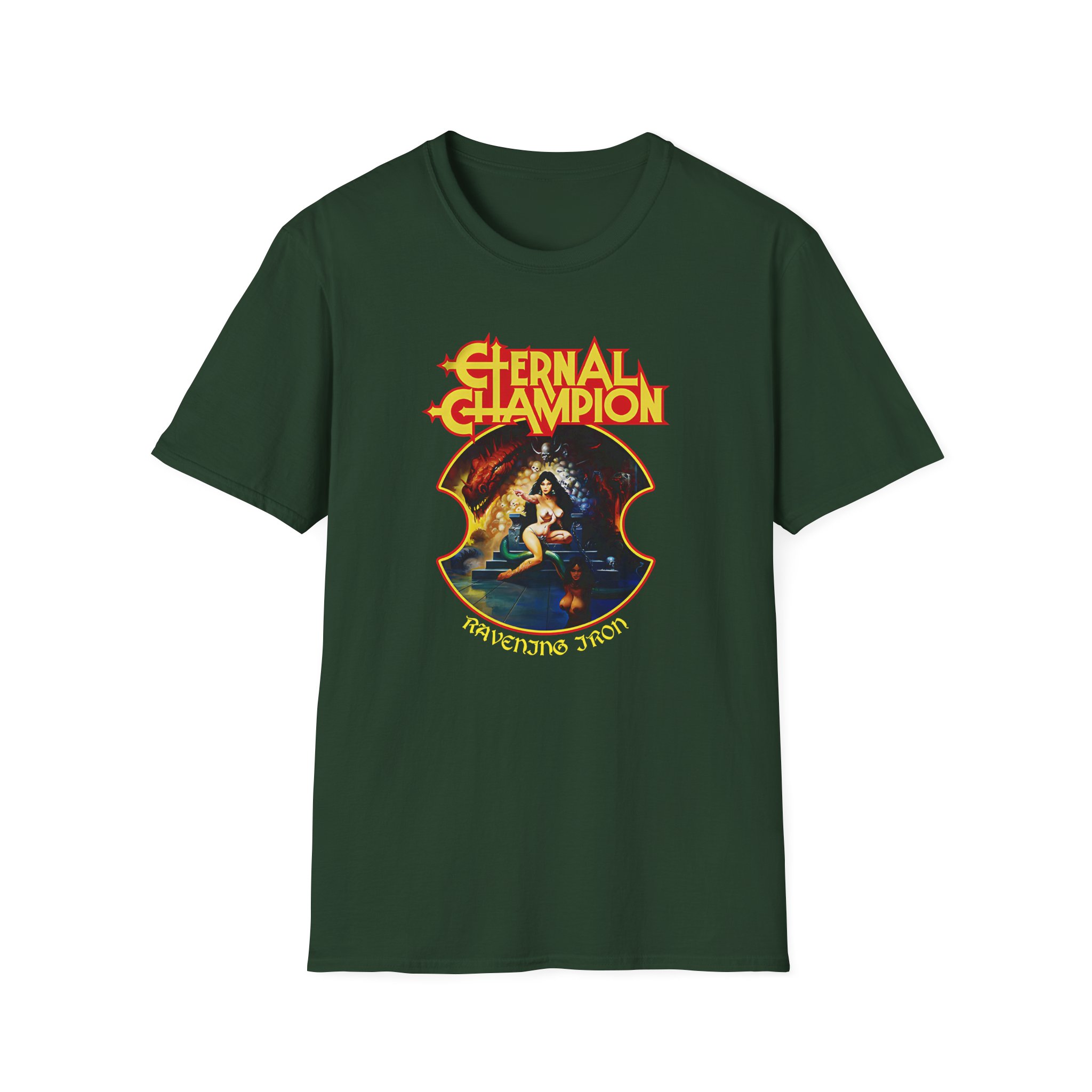 Eternal Champion Stack Unisex Softstyle T-Shirt