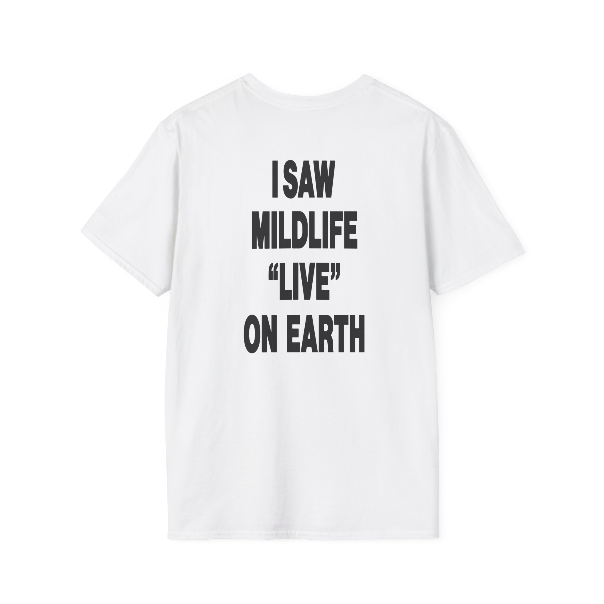 Mildlife Live on Earth Unisex Softstyle T-Shirt