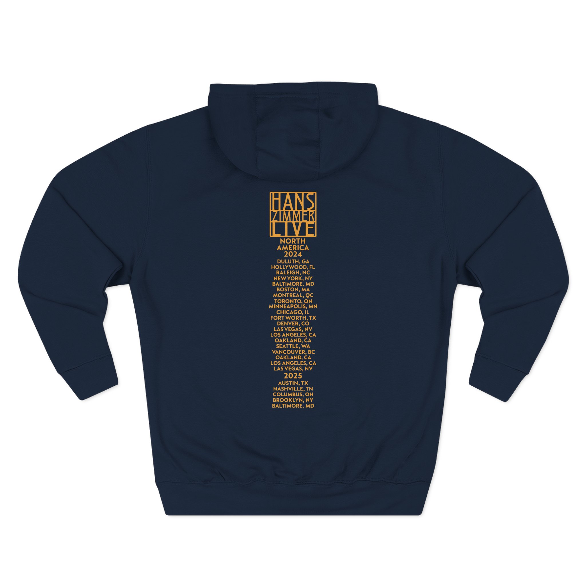 Hans Zimmer Admat Tour Three-Panel Fleece Hoodie