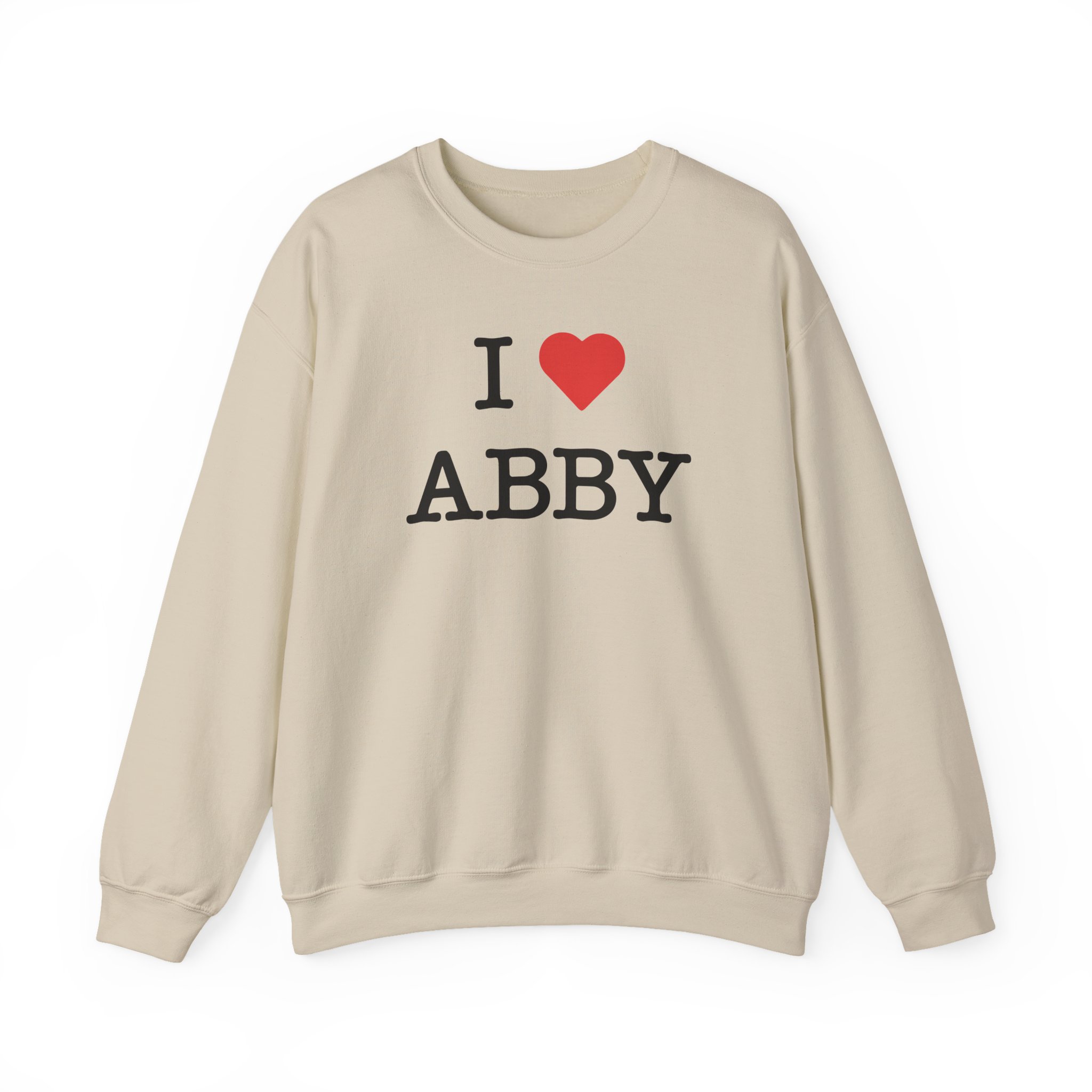 Jon Marianek I Love Abby Unisex Heavy Blendâ„¢ Crewneck Sweatshirt