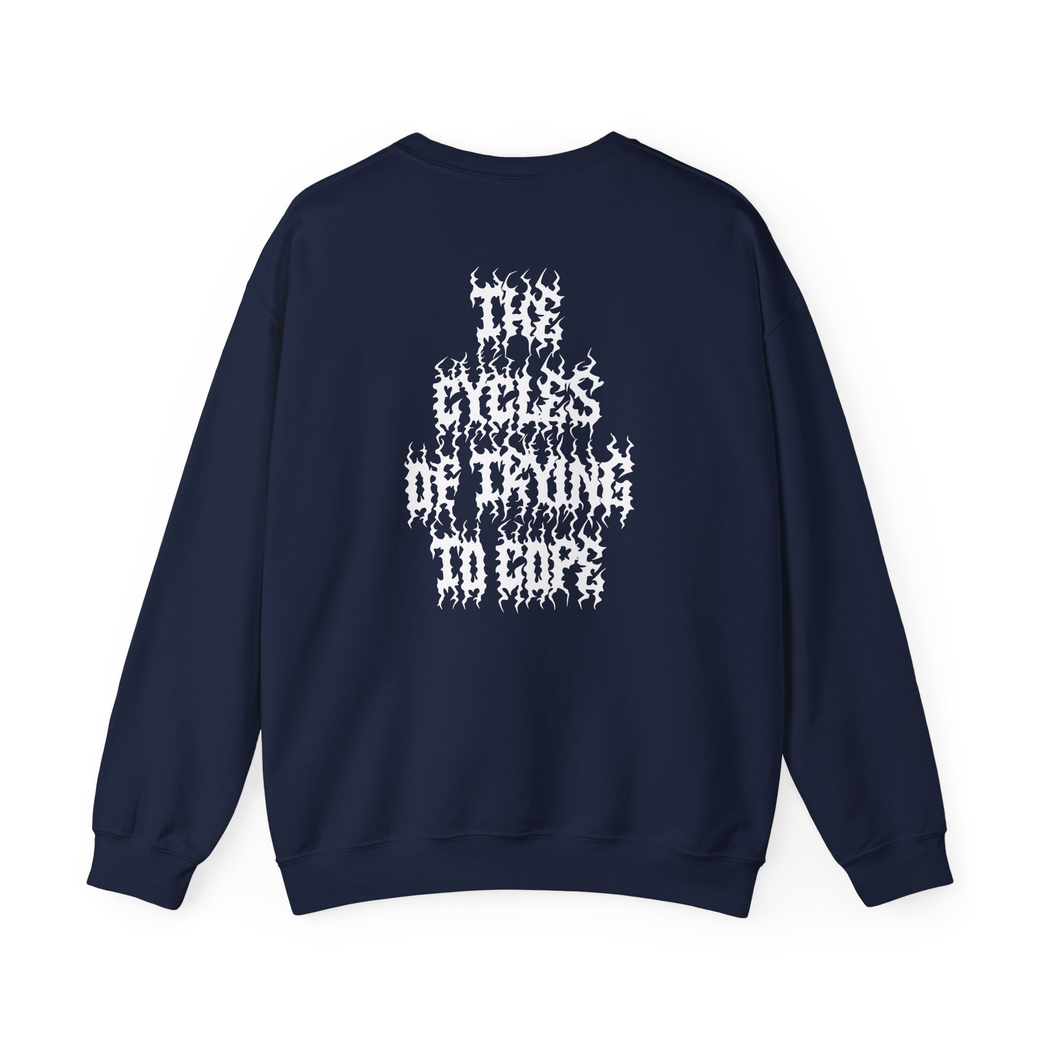 Like Moths to Flames Cycles Unisex Heavy Blendâ„¢ Crewneck Sweatshirt