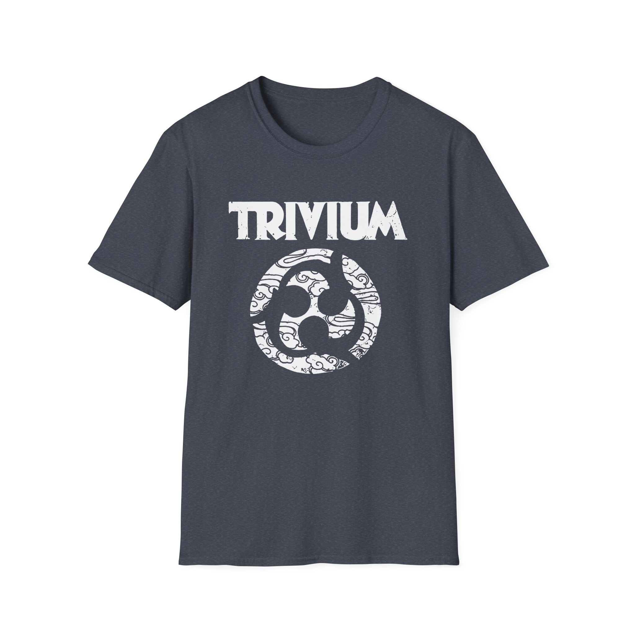 Trivium Swirl Logo Unisex Softstyle T-Shirt
