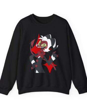 Helluva Boss Moxxie Unisex Heavy Blend™ Crewneck Sweatshirt