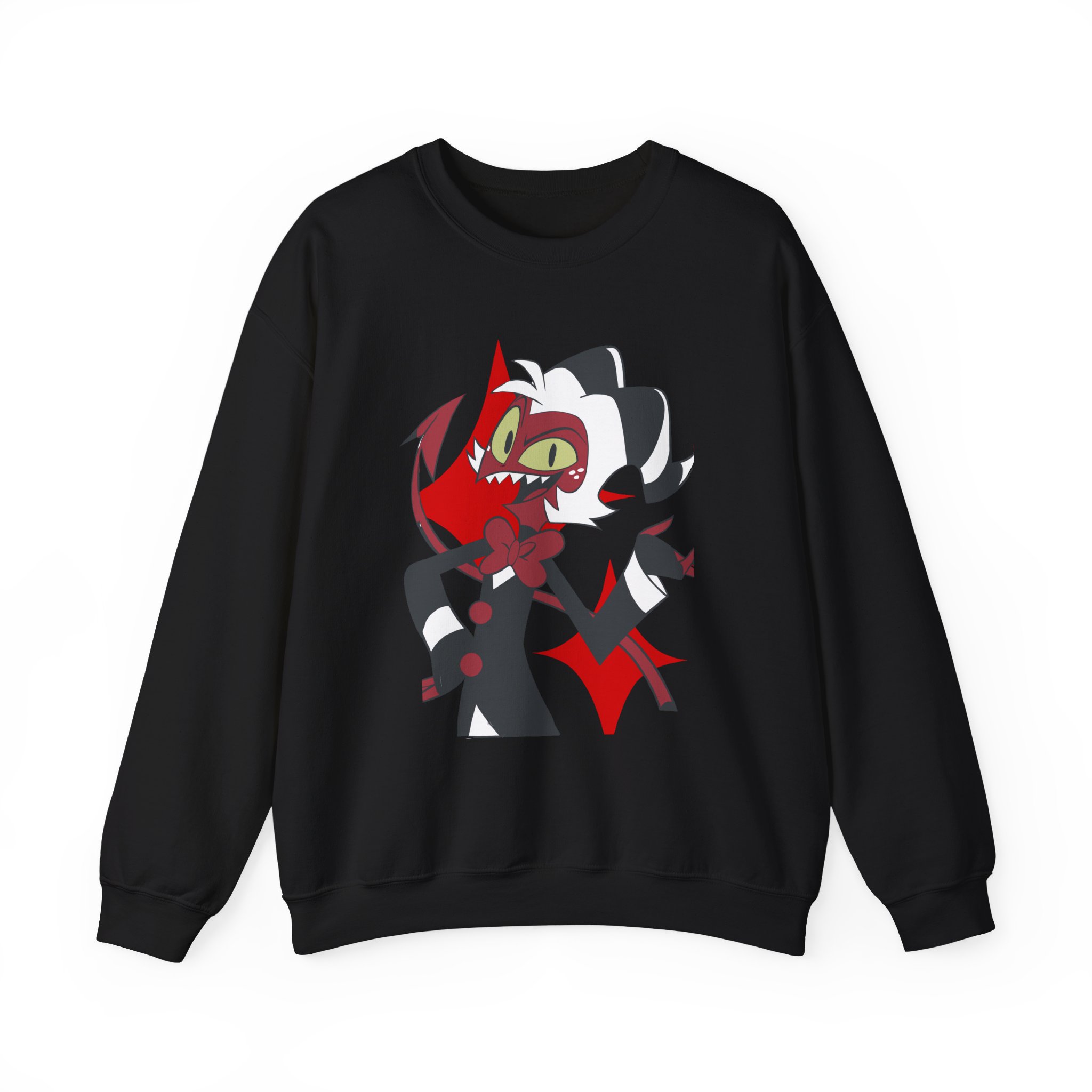Helluva Boss Moxxie Unisex Heavy Blendâ„¢ Crewneck Sweatshirt