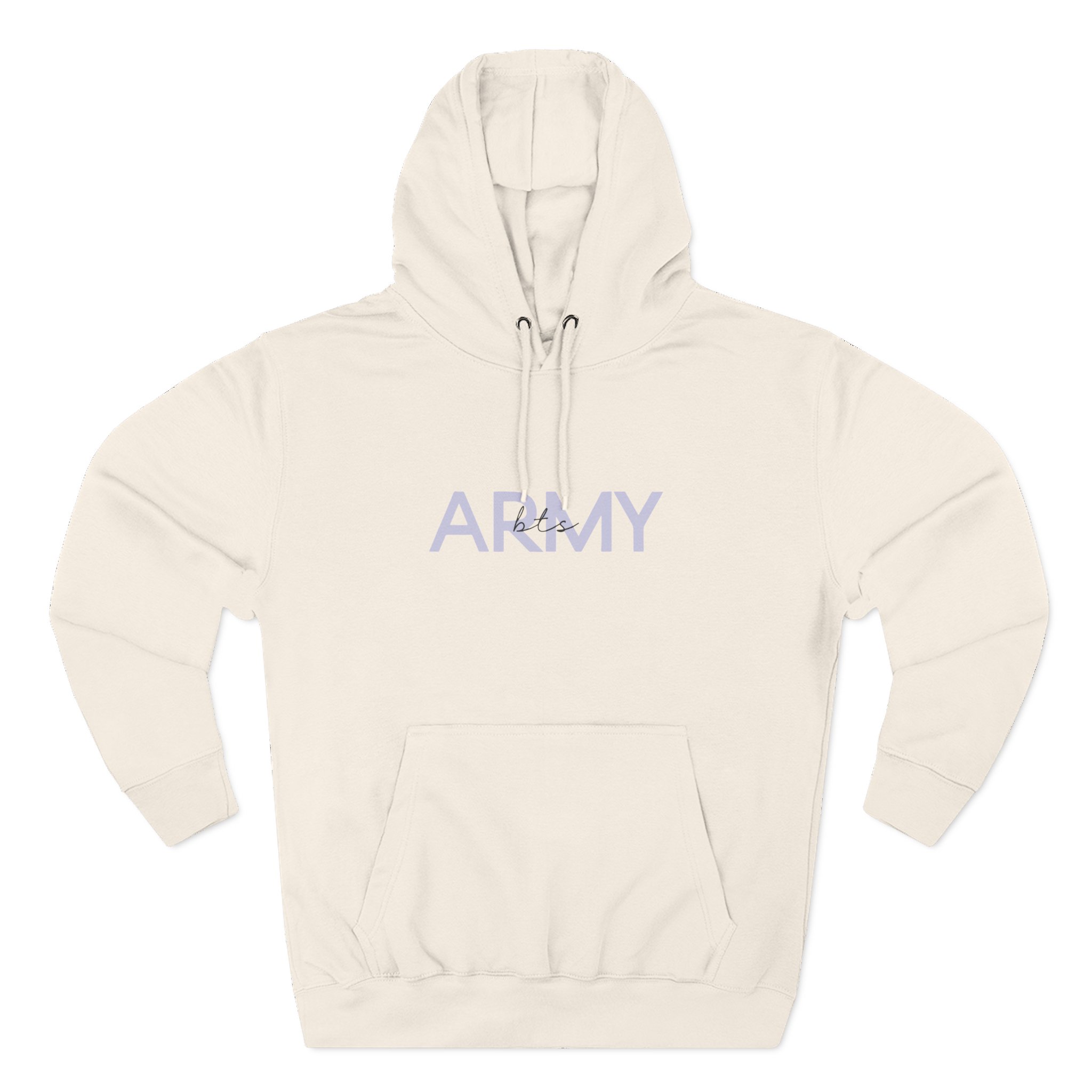 Hybe Bts army Three-Panel Fleece Hoodie