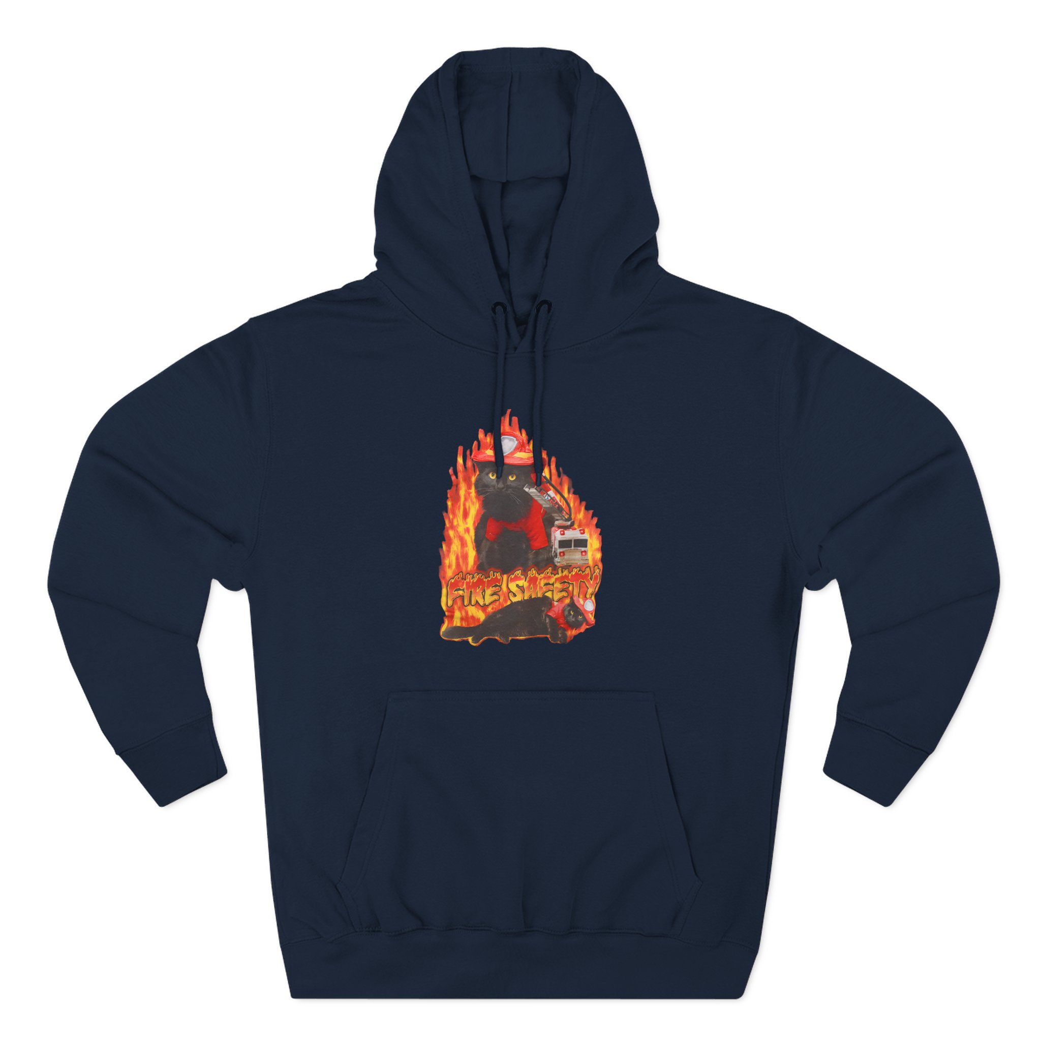 William Osman Fire Safety Three-Panel Fleece Hoodie