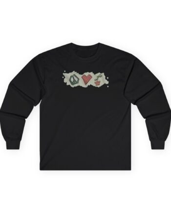 Mumbo Jumbo Peace, Love and Plants Unisex Ultra Cotton Long Sleeve Tee