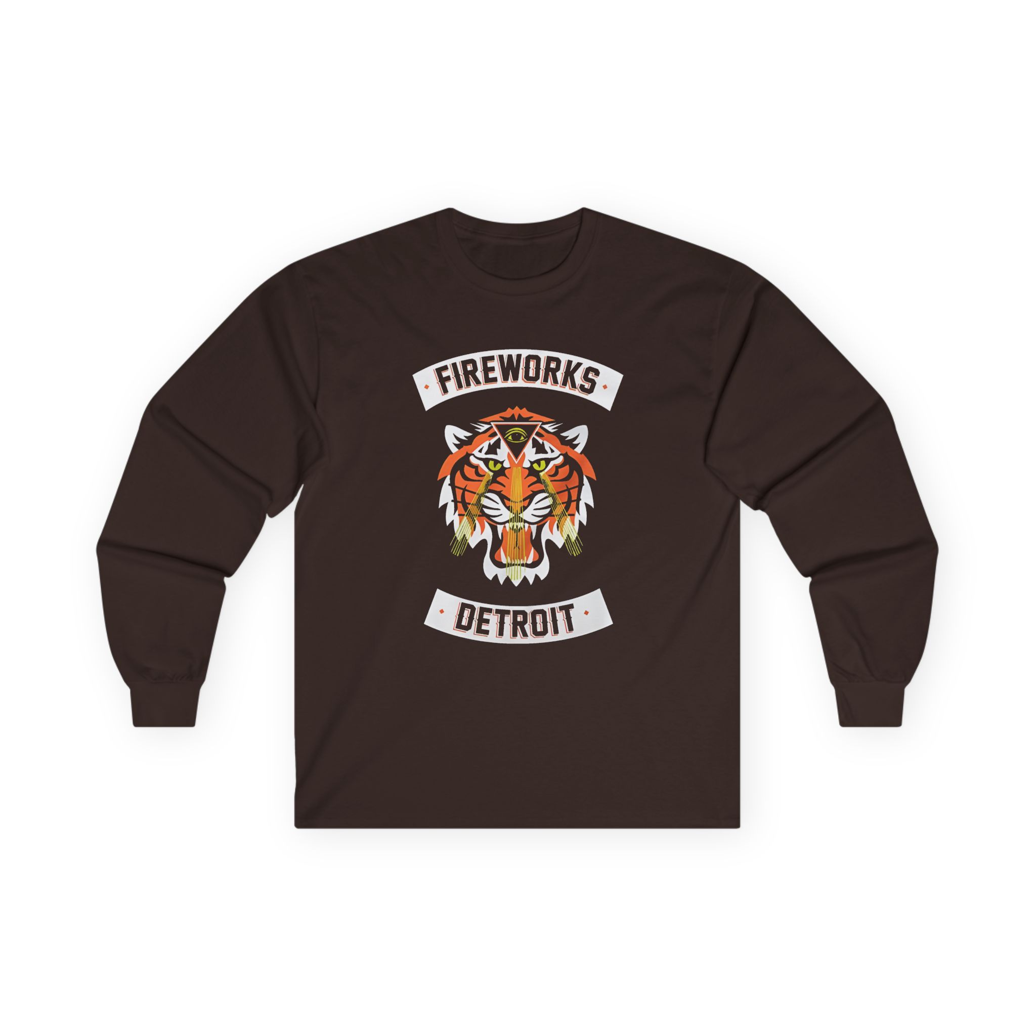Fireworks Tiger Unisex Ultra Cotton Long Sleeve Tee