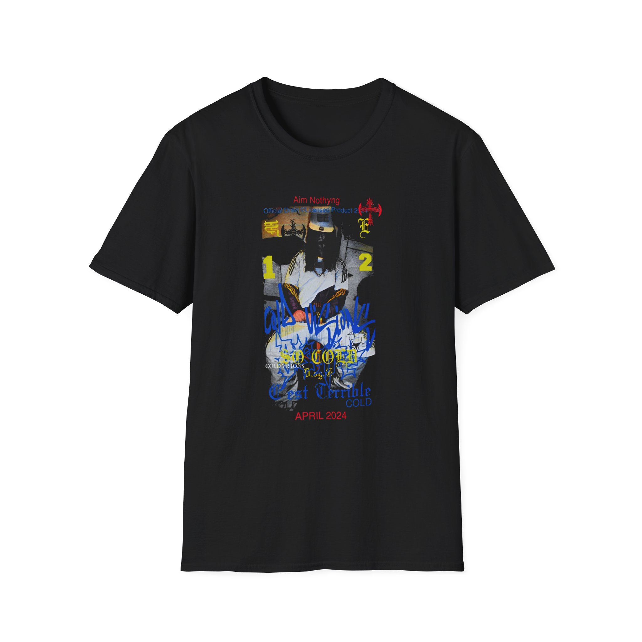 Bladee Aim Nothyng Unisex Softstyle T-Shirt