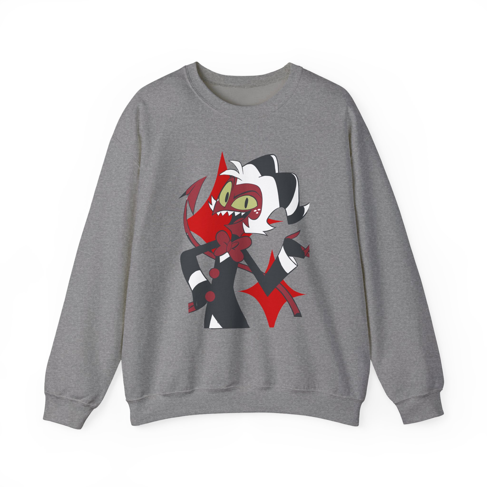 Helluva Boss Moxxie Unisex Heavy Blendâ„¢ Crewneck Sweatshirt