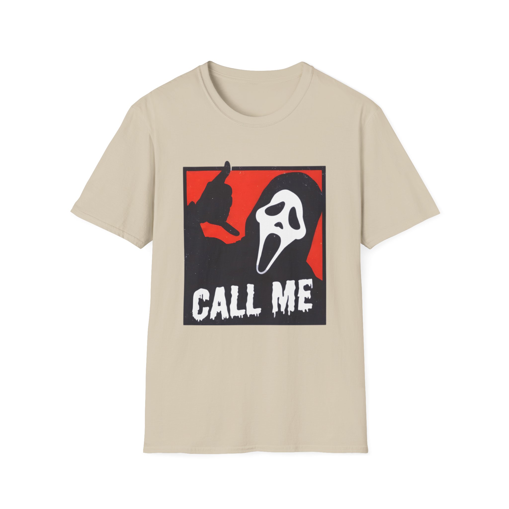 Ghostface CALL ME Unisex Softstyle T-Shirt
