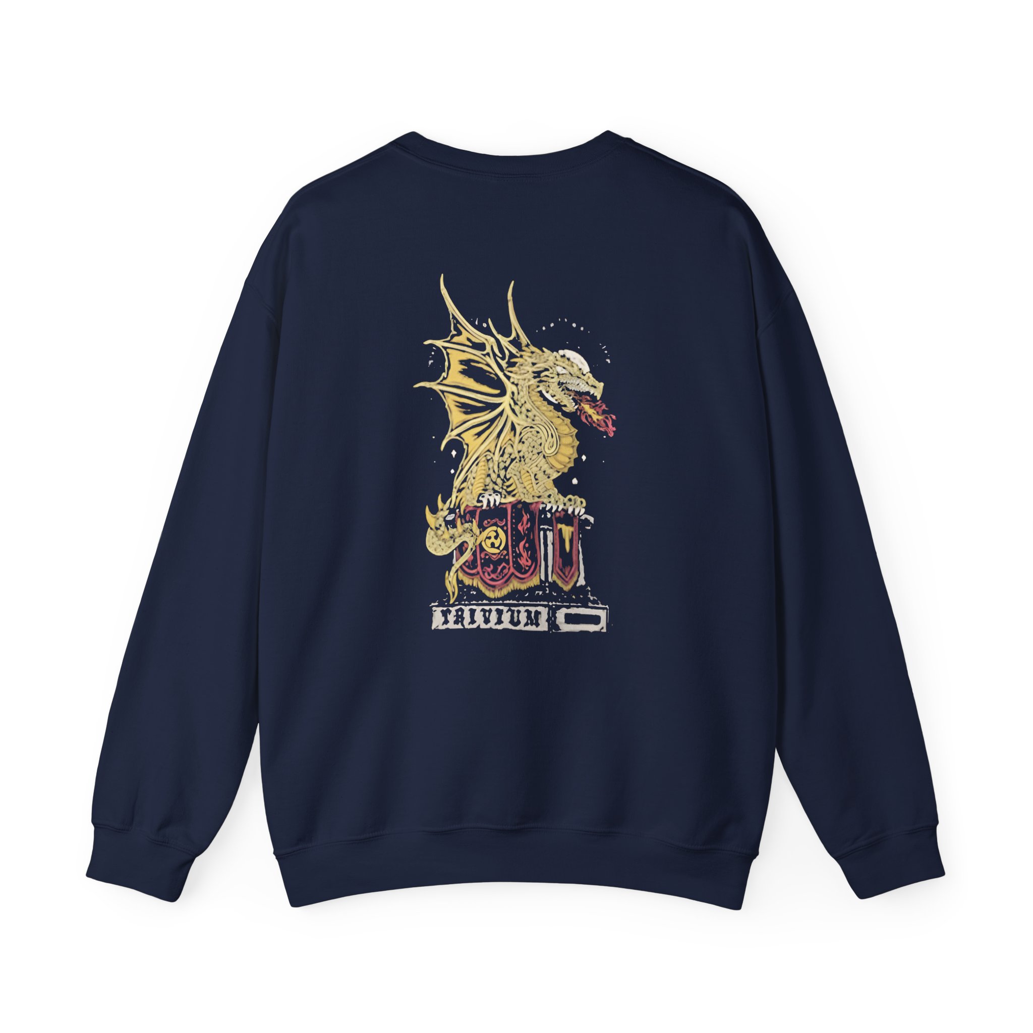 Trivium Big Dragon Unisex Heavy Blendâ„¢ Crewneck Sweatshirt