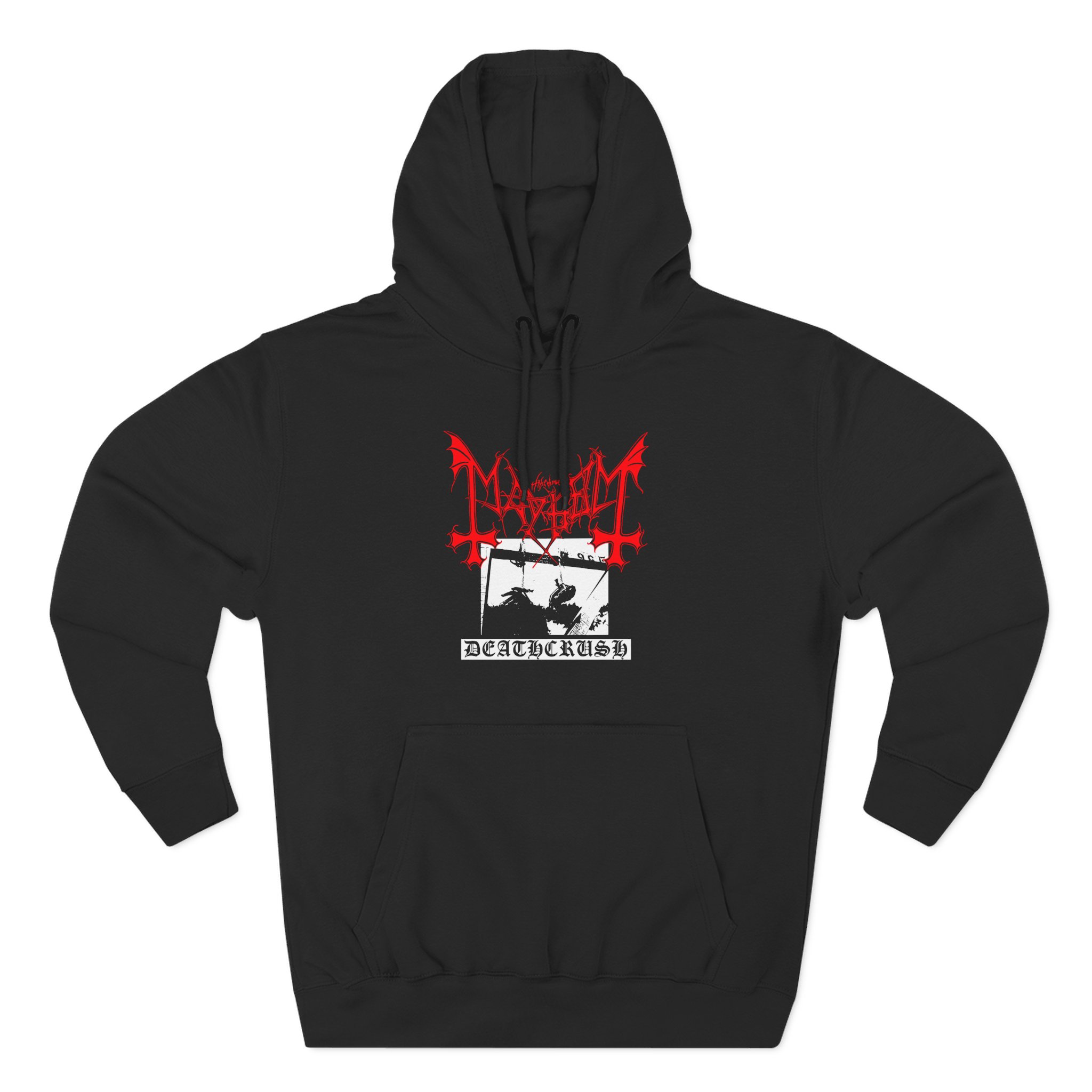 Mayhem Deathcrush Three-Panel Fleece Hoodie