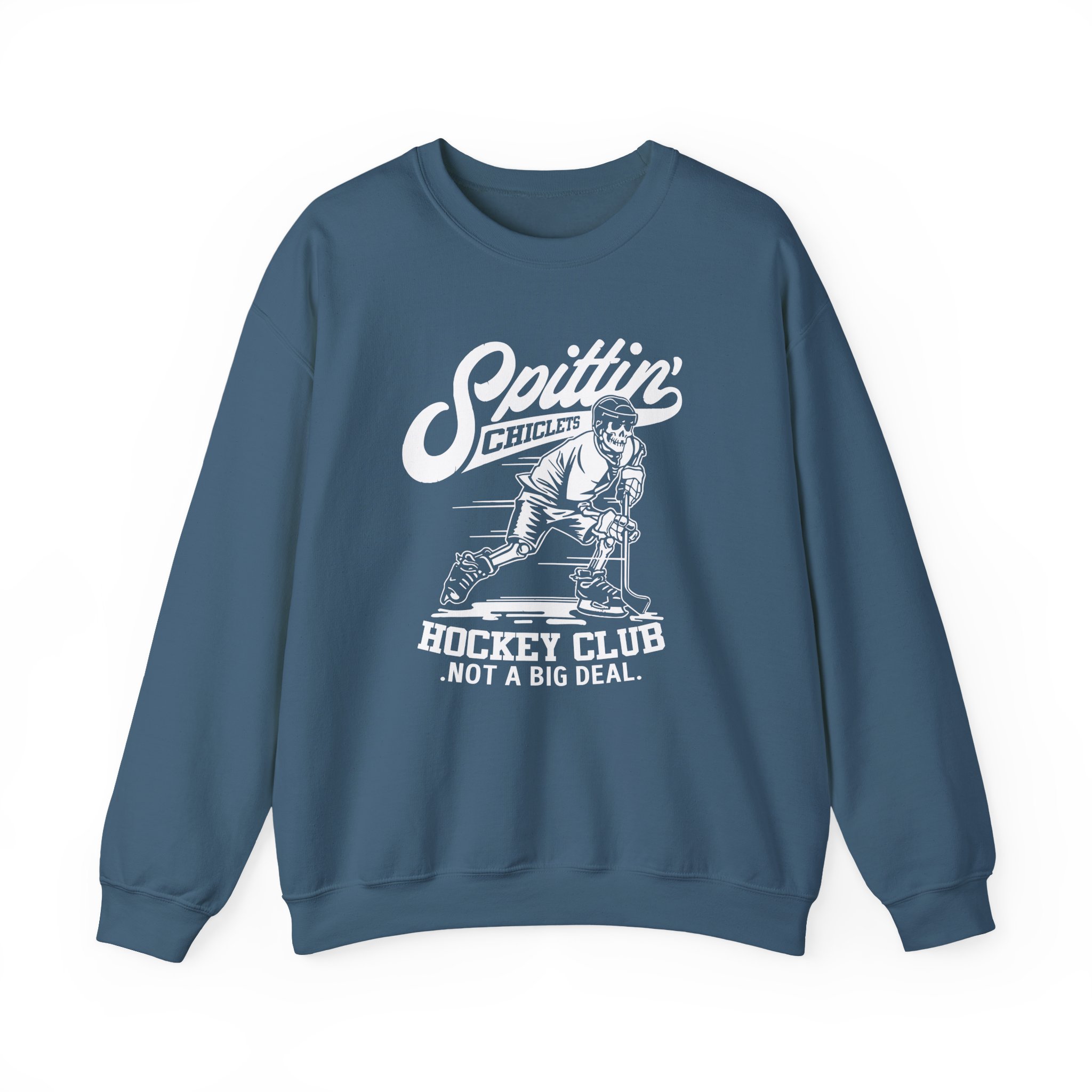 Spittin Chiclets Hockey Club Skul Unisex Heavy Blendâ„¢ Crewneck Sweatshirt