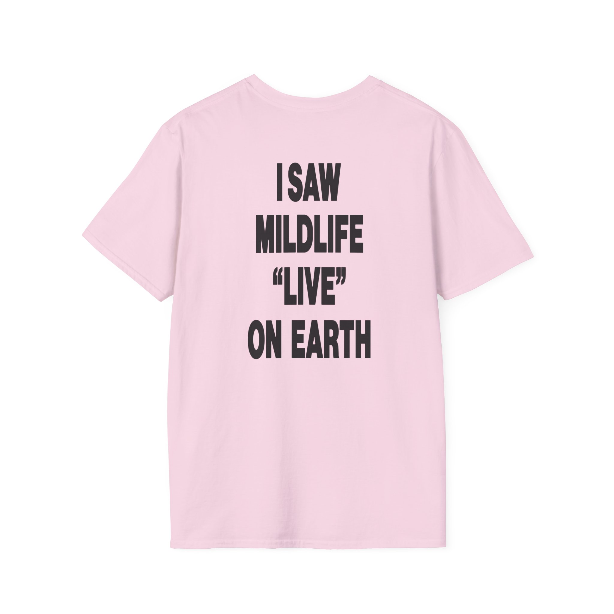 Mildlife Live on Earth Unisex Softstyle T-Shirt