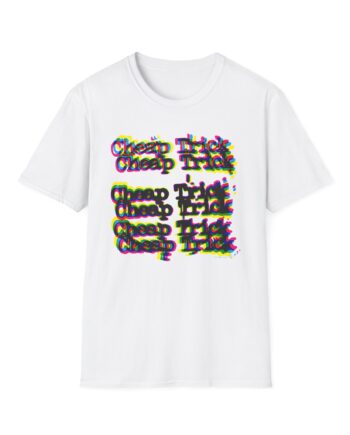 Cheap Trick 3d Logo Unisex Softstyle T-Shirt
