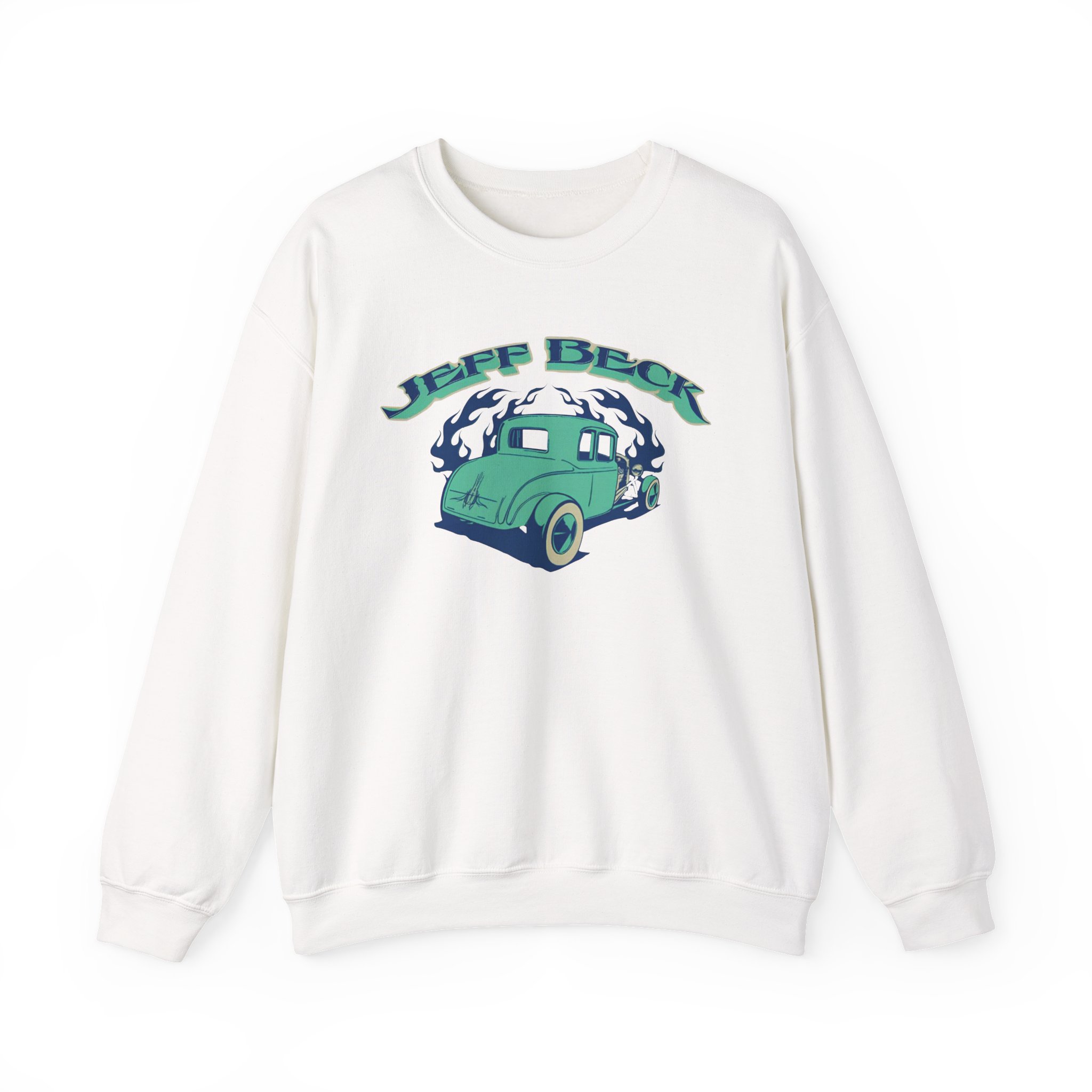 Jeff Beck Hot Rod Unisex Heavy Blendâ„¢ Crewneck Sweatshirt